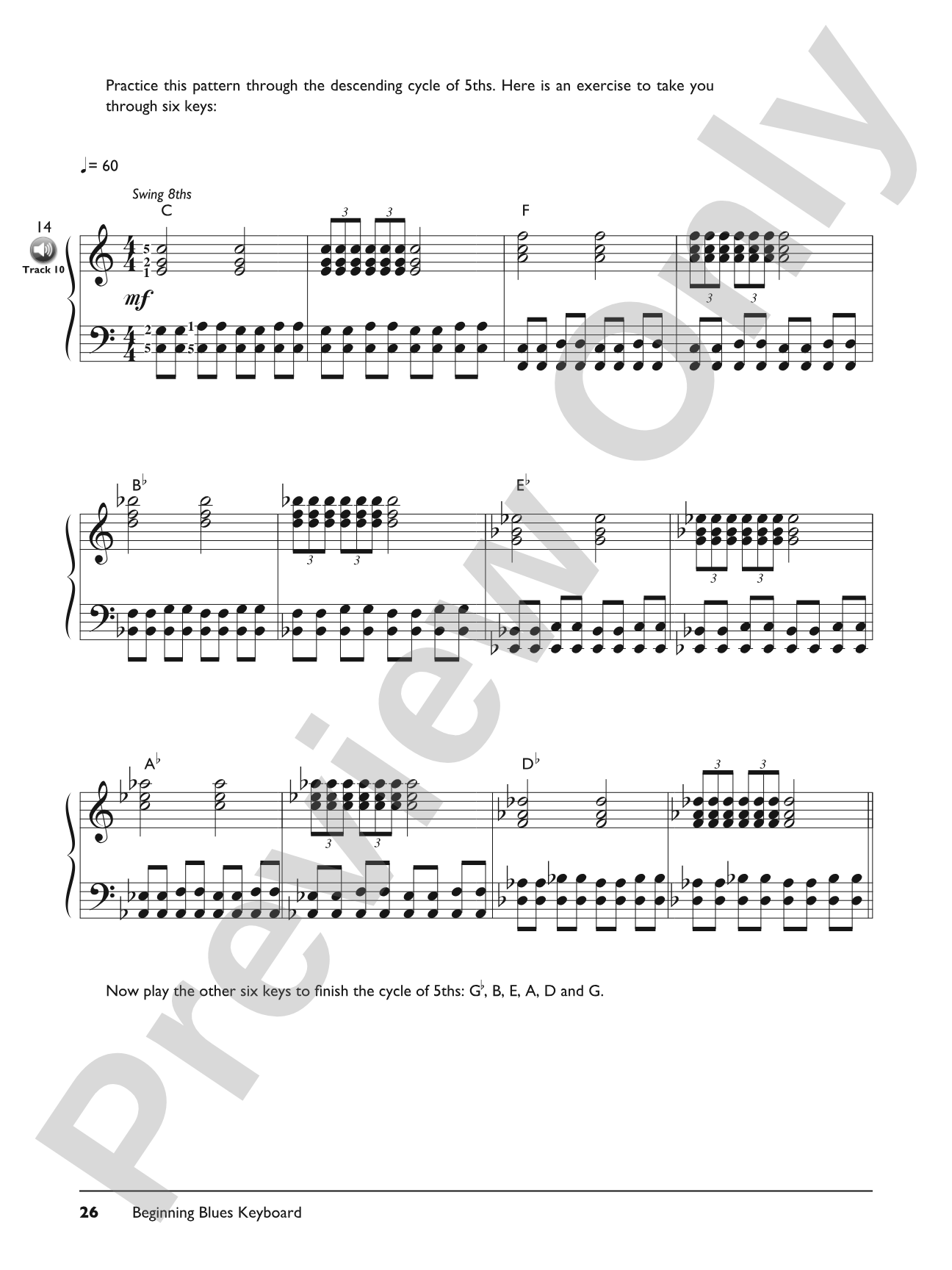 Complete Blues Keyboard Method Complete Edition: Piano