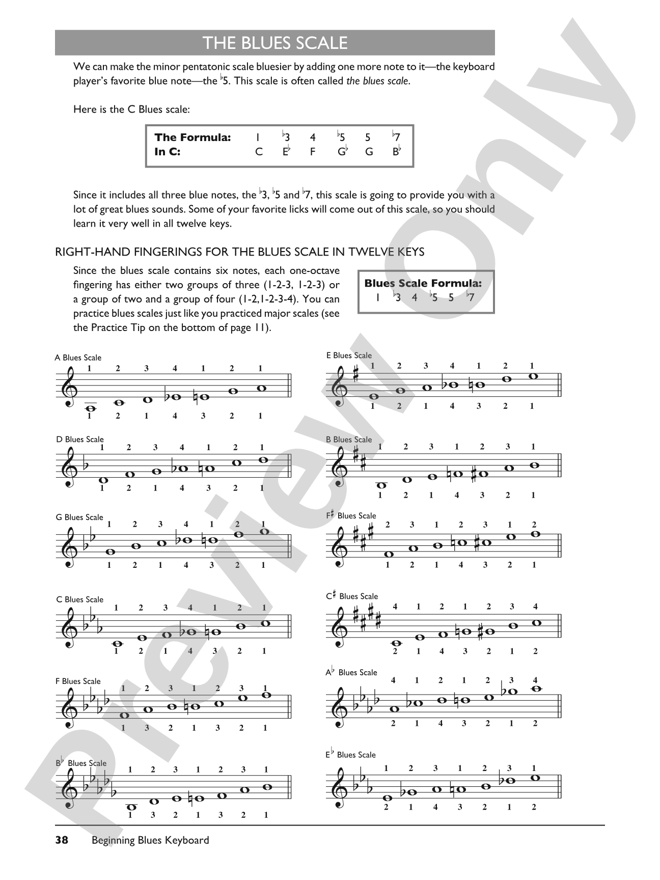 Complete Blues Keyboard Method Complete Edition: Piano
