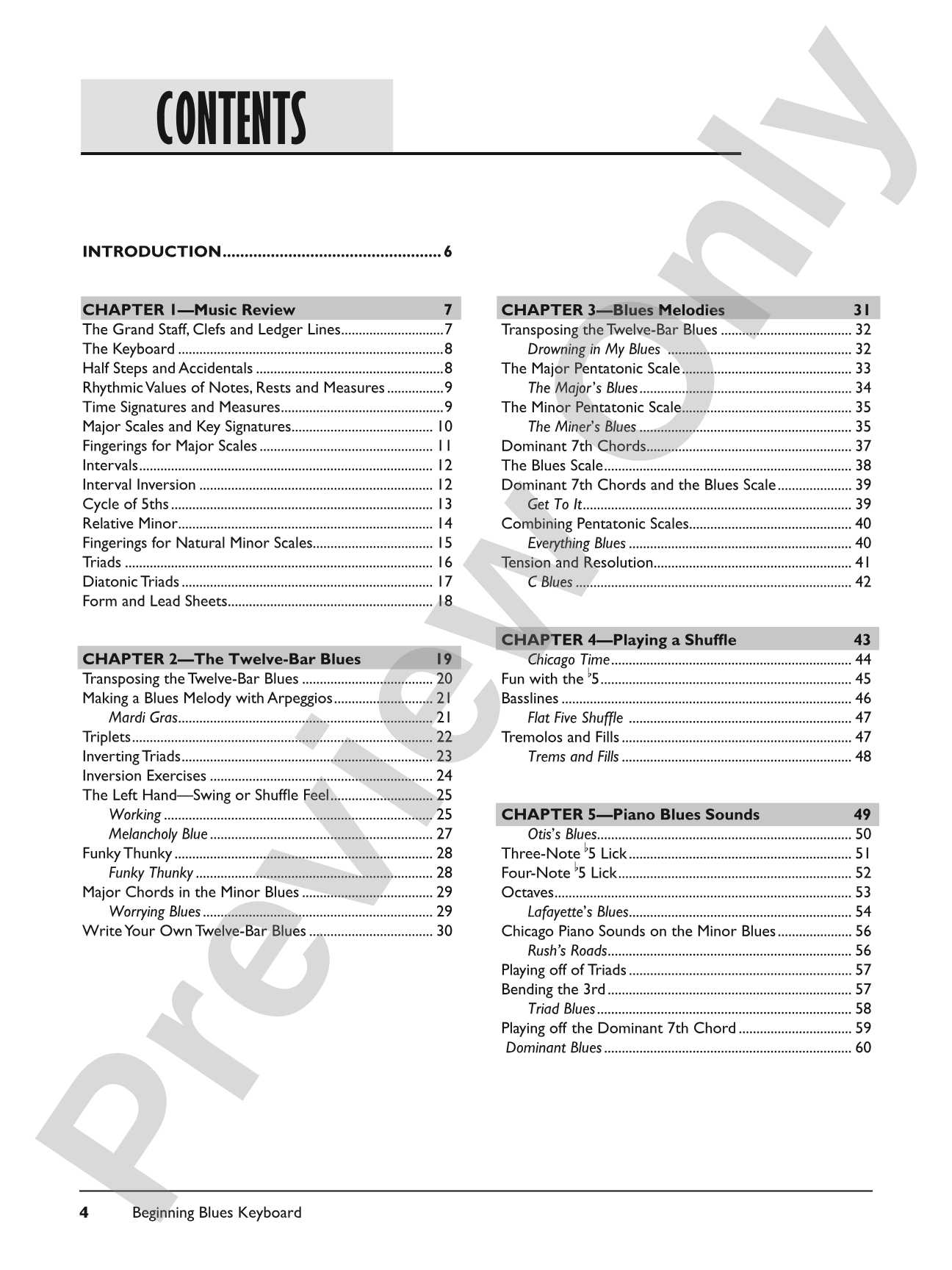 Complete Blues Keyboard Method Complete Edition: Piano