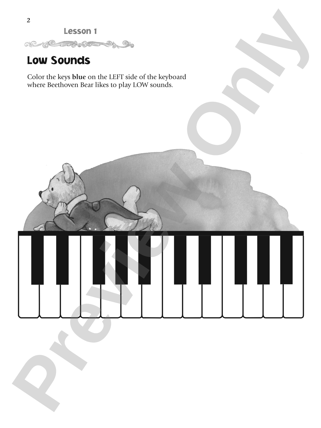Music for Little Mozarts: Meet the Music Friends Music Workbook: 5 Introductory Music Lessons for Ages 4--6: Piano