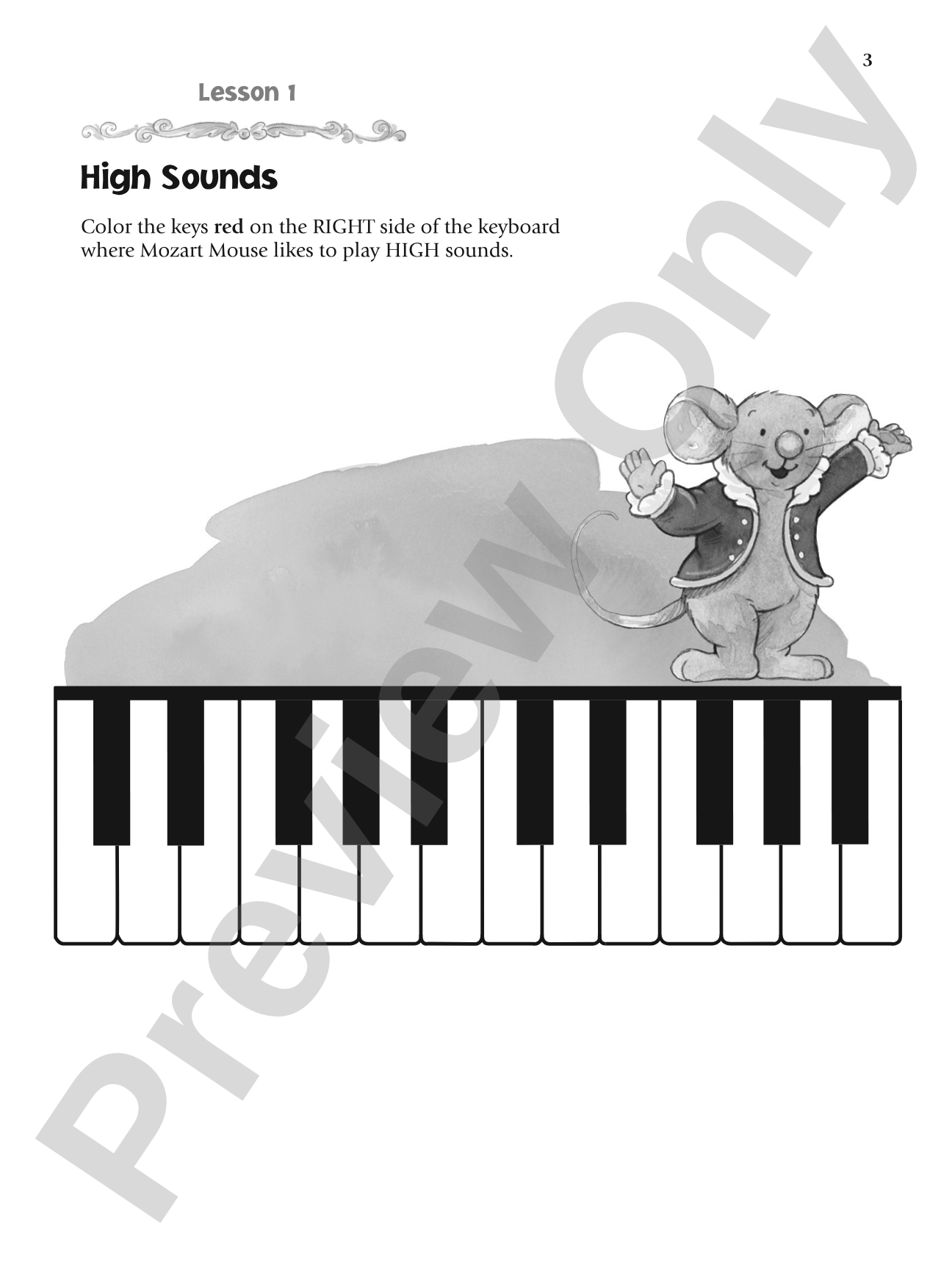 Music for Little Mozarts: Meet the Music Friends Music Workbook: 5 Introductory Music Lessons for Ages 4--6: Piano