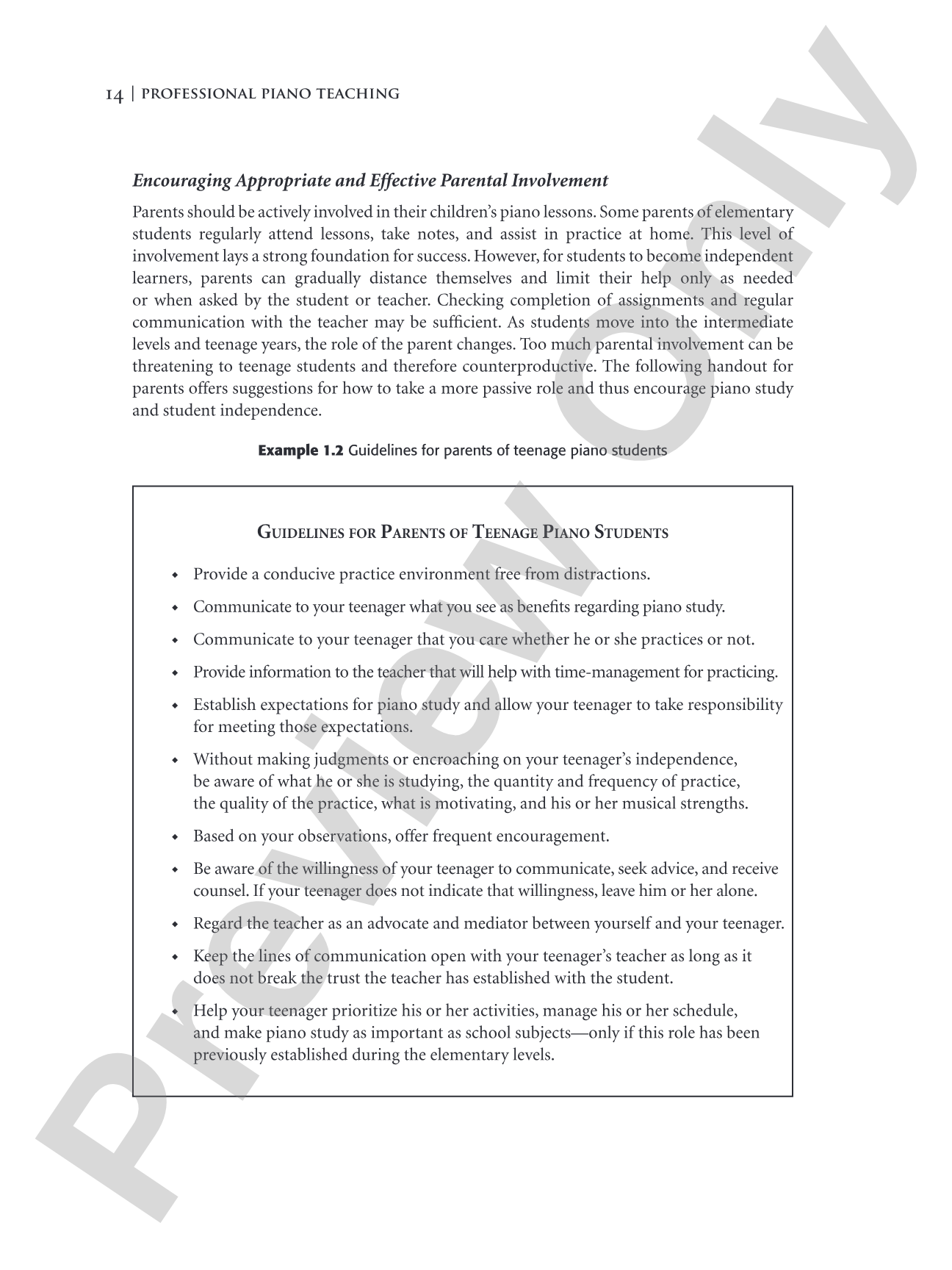 Professional Piano Teaching, Volume 2: A Comprehensive Piano Pedagogy Textbook: Piano
