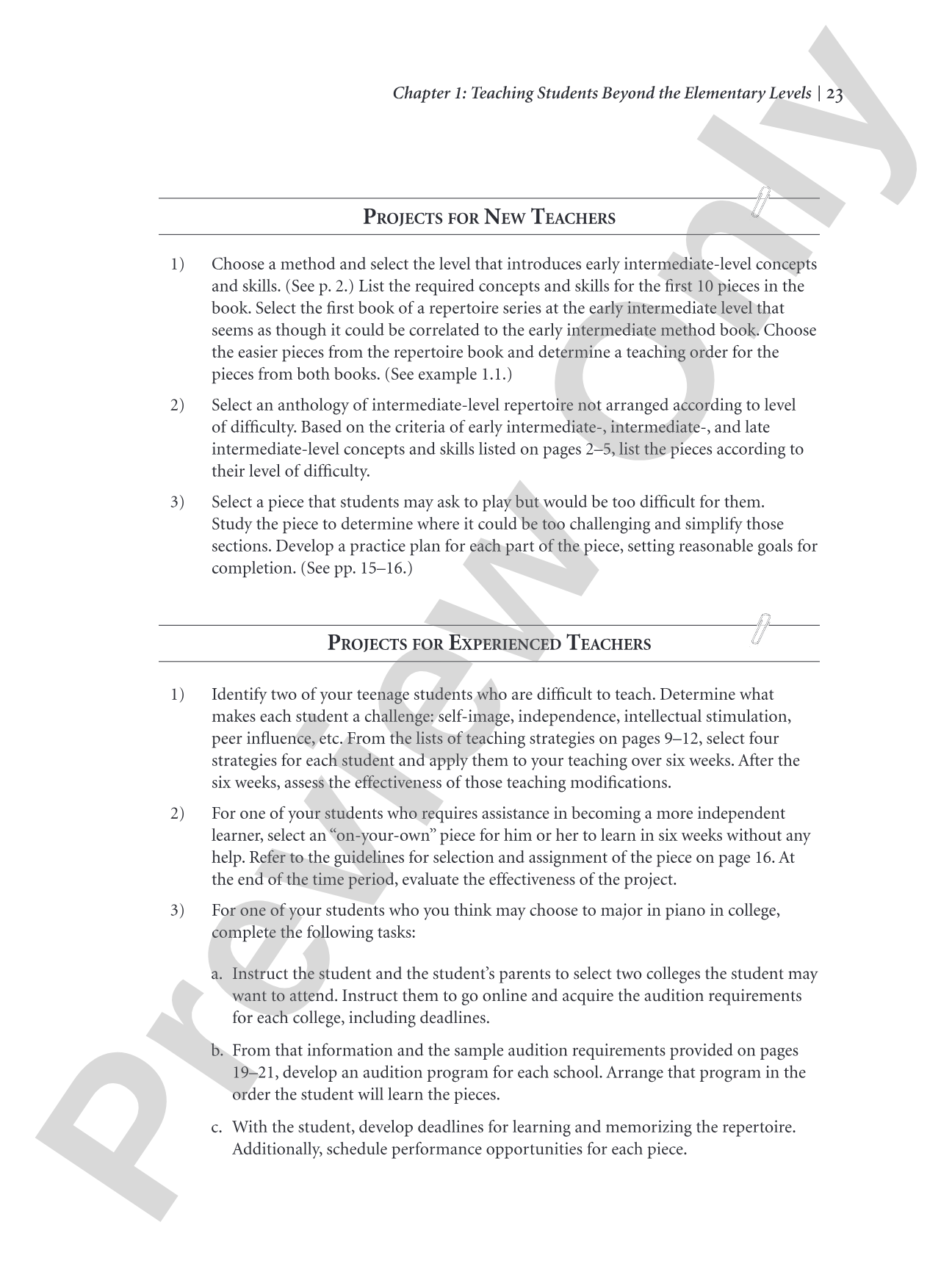 Professional Piano Teaching, Volume 2: A Comprehensive Piano Pedagogy Textbook: Piano