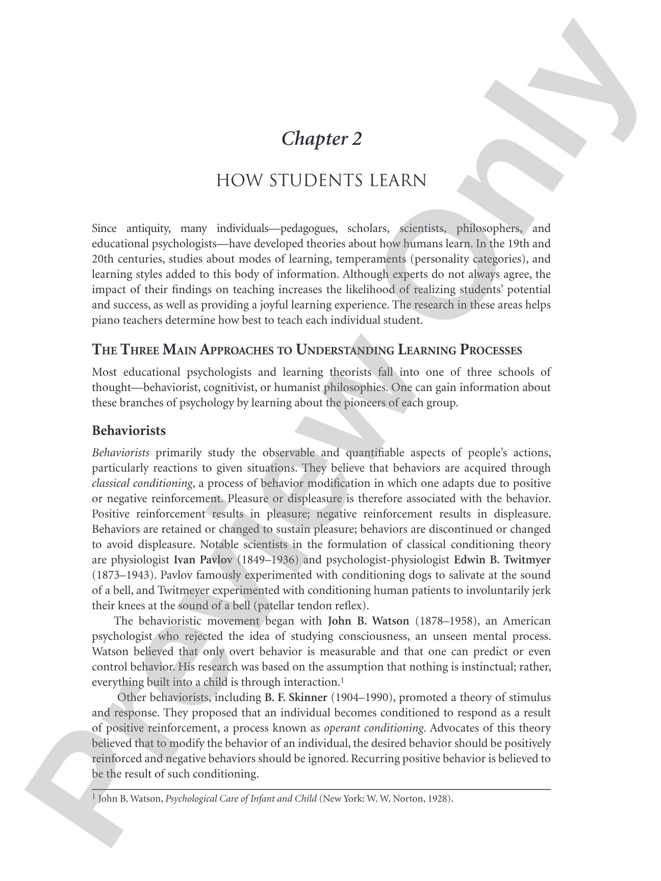 Professional Piano Teaching, Volume 2: A Comprehensive Piano Pedagogy Textbook: Piano