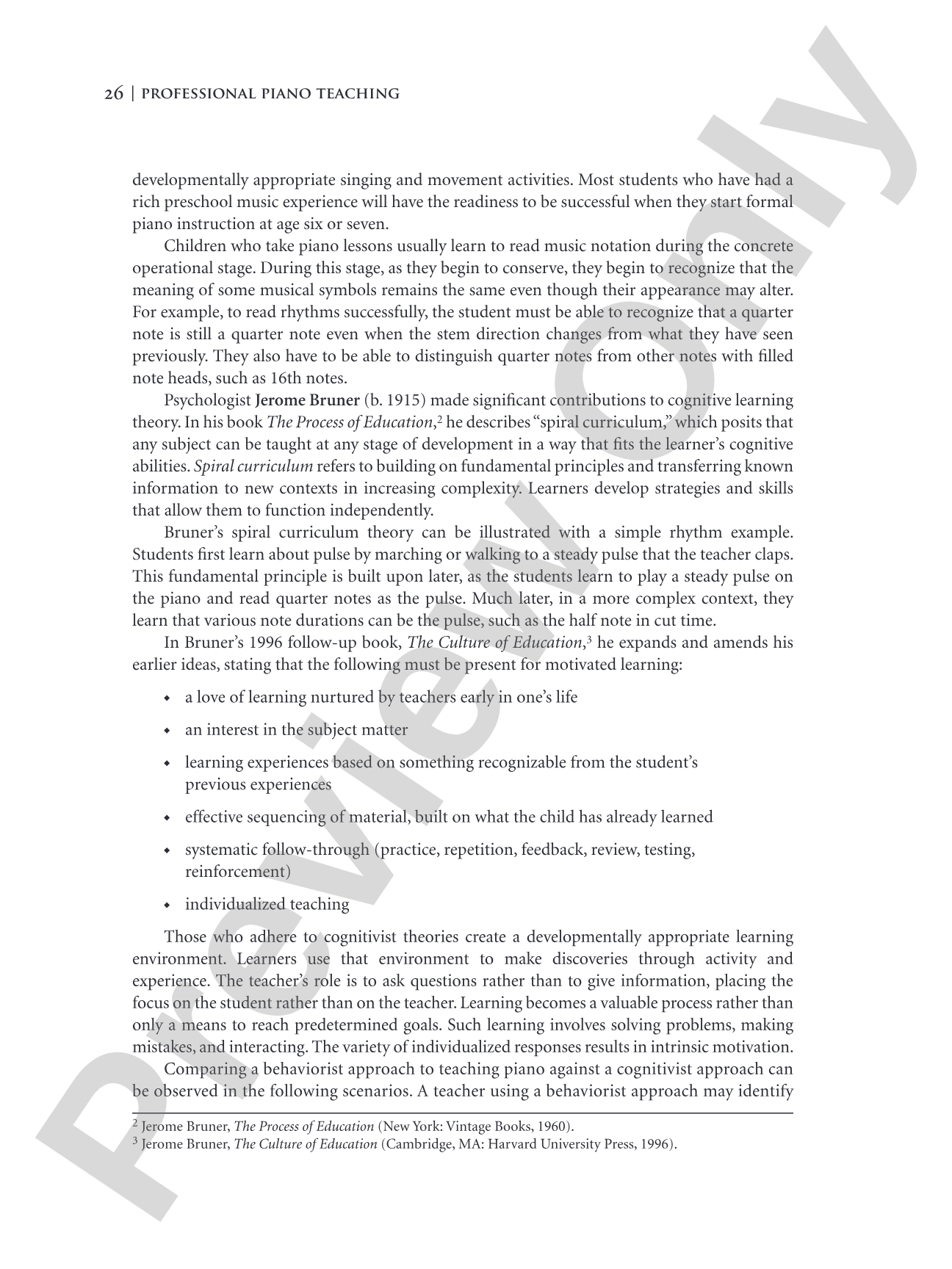 Professional Piano Teaching, Volume 2: A Comprehensive Piano Pedagogy Textbook: Piano