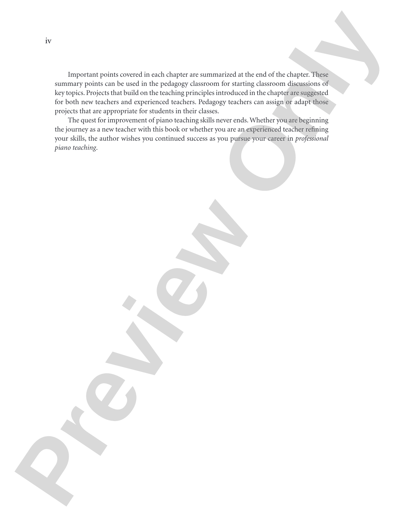 Professional Piano Teaching, Volume 2: A Comprehensive Piano Pedagogy Textbook: Piano