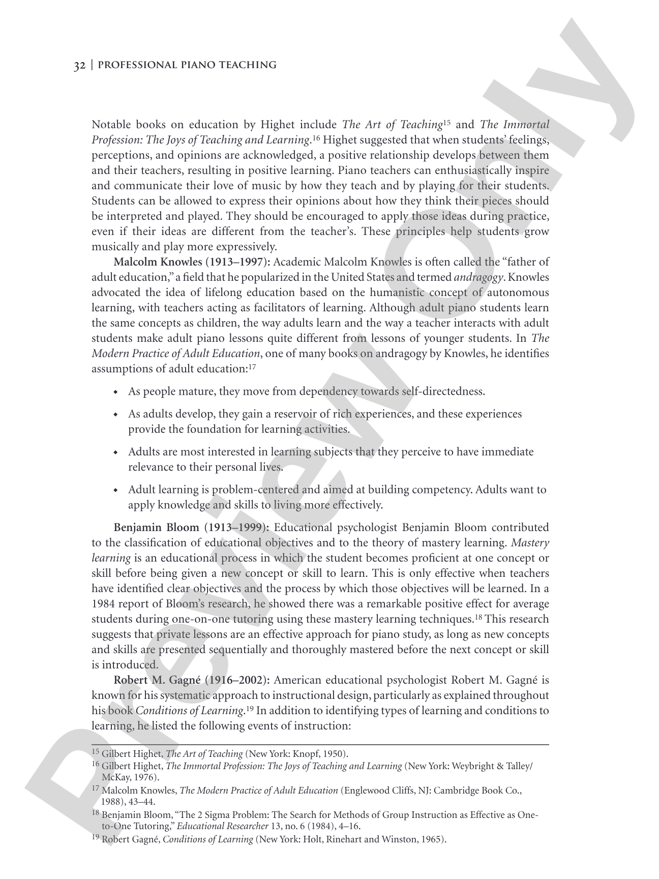 Professional Piano Teaching, Volume 2: A Comprehensive Piano Pedagogy Textbook: Piano