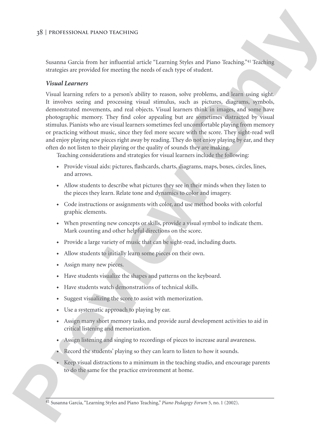 Professional Piano Teaching, Volume 2: A Comprehensive Piano Pedagogy Textbook: Piano