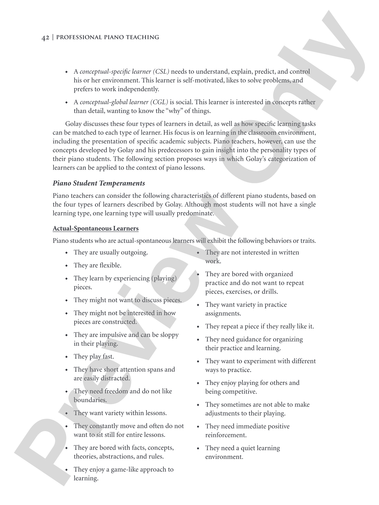 Professional Piano Teaching, Volume 2: A Comprehensive Piano Pedagogy Textbook: Piano