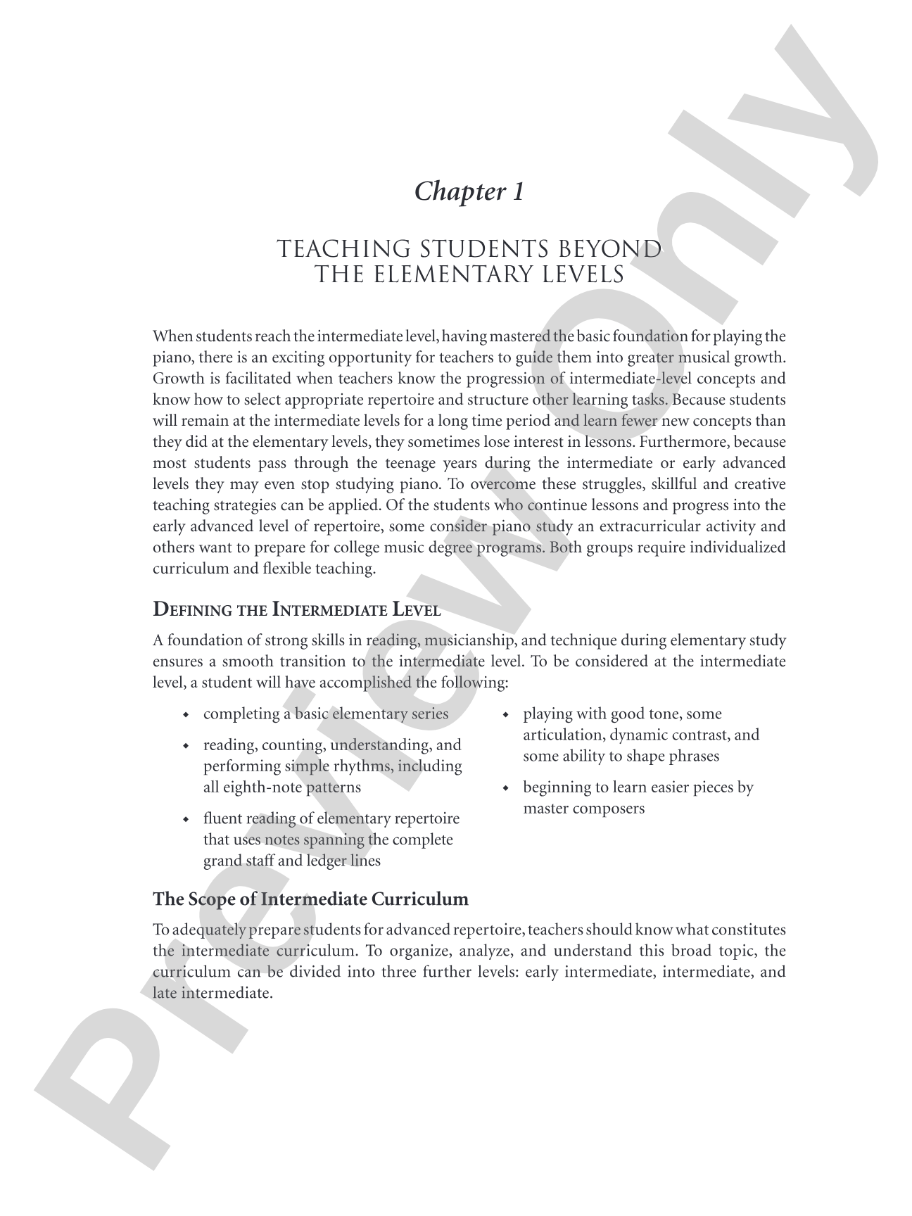 Professional Piano Teaching, Volume 2: A Comprehensive Piano Pedagogy Textbook: Piano