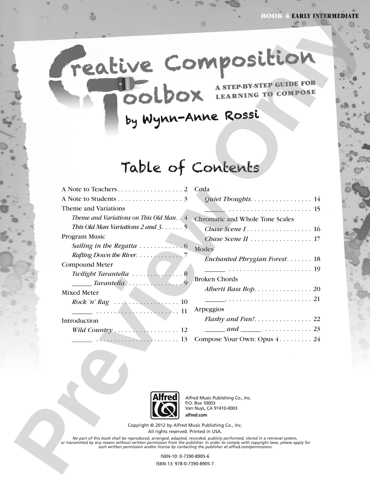 Creative Composition Toolbox, Book 4: A Step-by-Step Guide for Learning to Compose: Piano