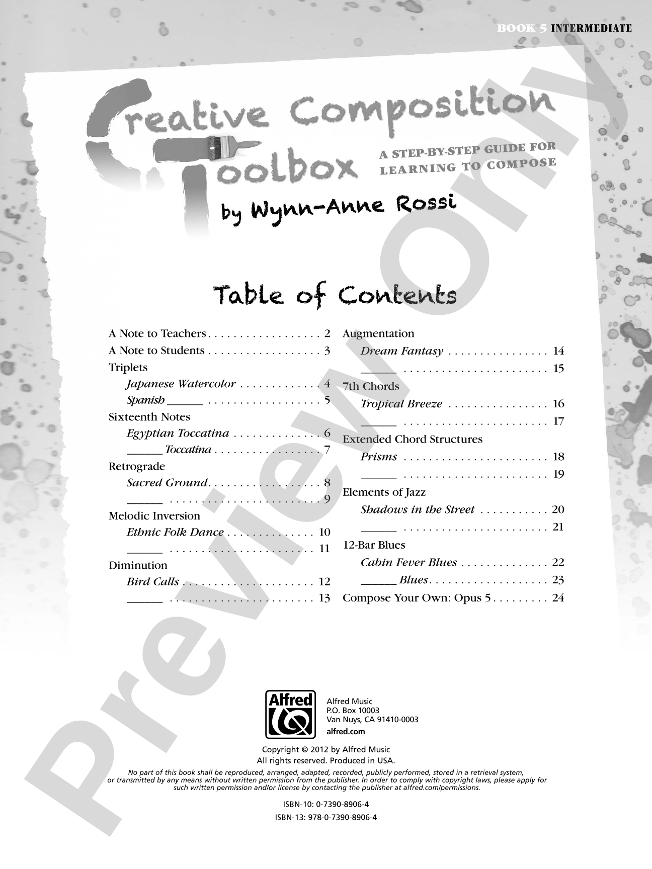 Creative Composition Toolbox, Book 5: A Step-by-Step Guide for Learning to Compose: Piano