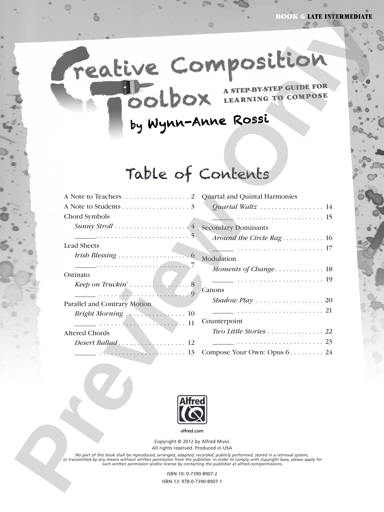 Creative Composition Toolbox, Book 6: A Step-by-Step Guide for Learning to Compose: Piano