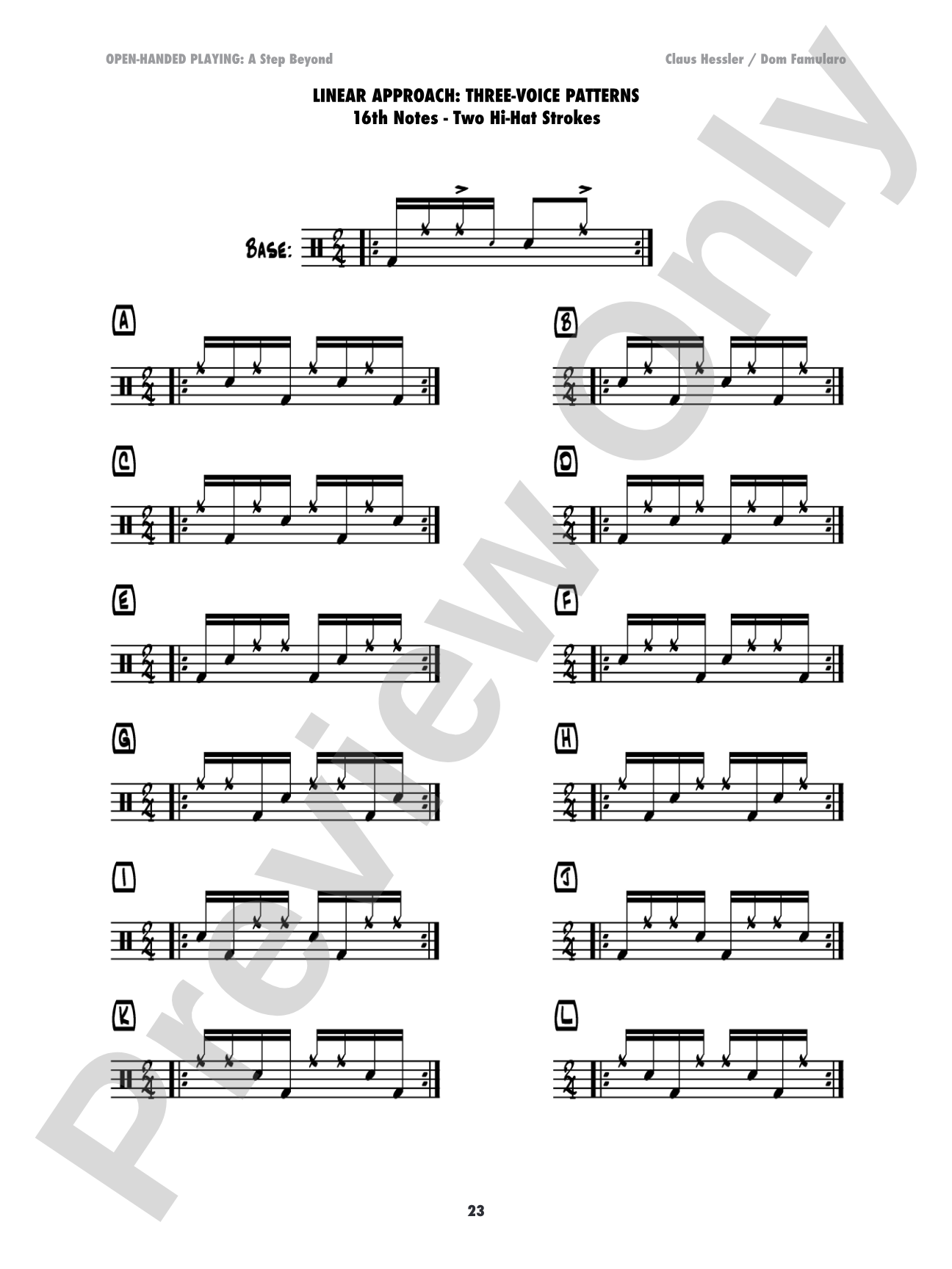 Open-Handed Playing, Volume 2: A Step Beyond