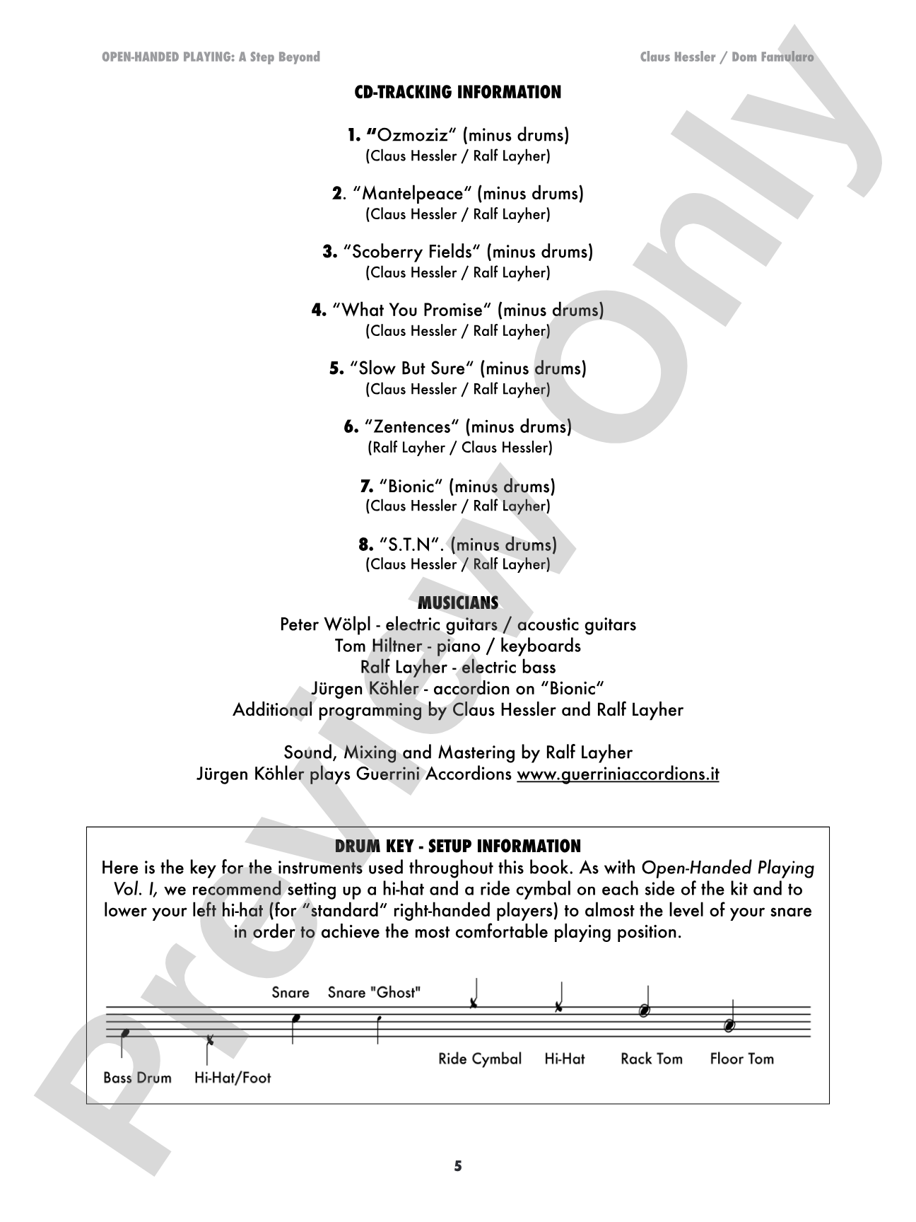 Open-Handed Playing, Volume 2: A Step Beyond