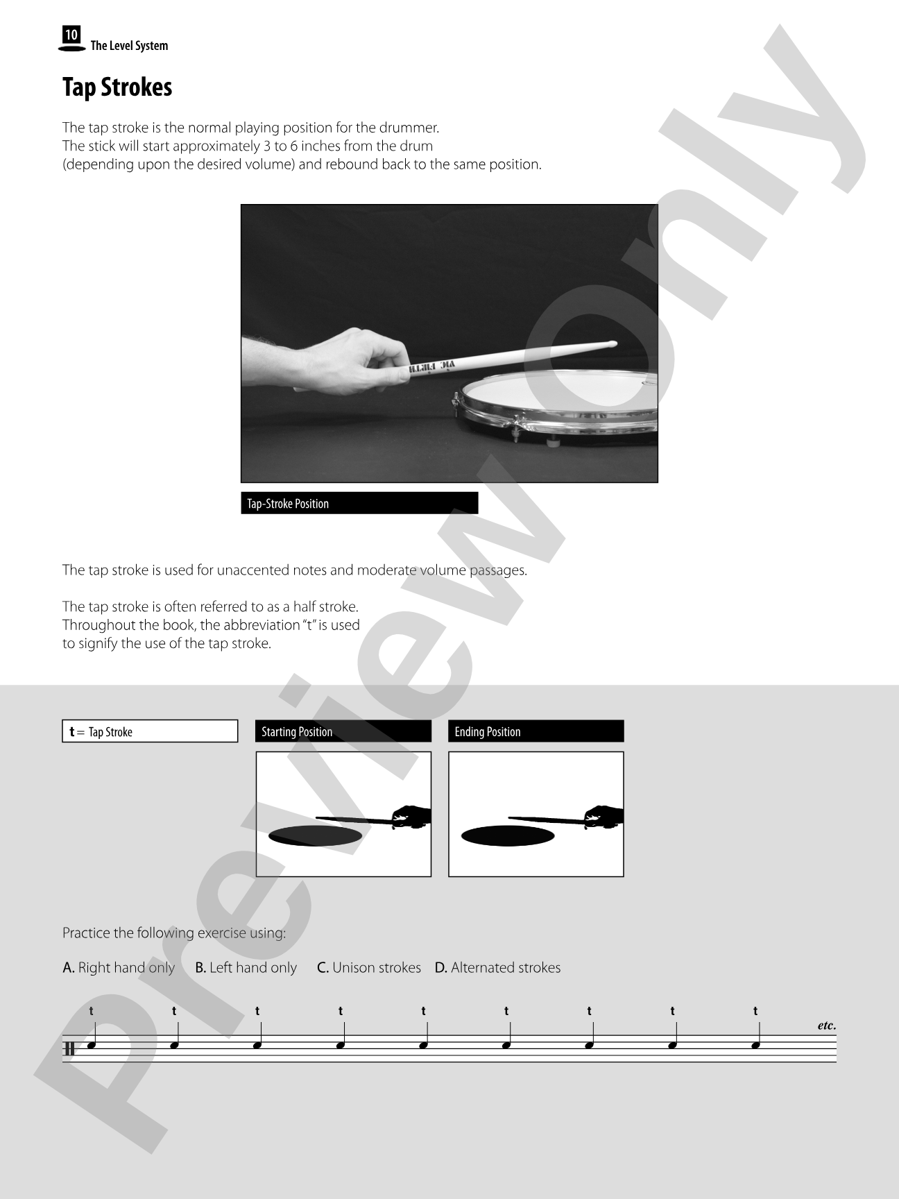 The Level System: A Natural Drum Technique Method for Developing Control of Accents and Dynamics