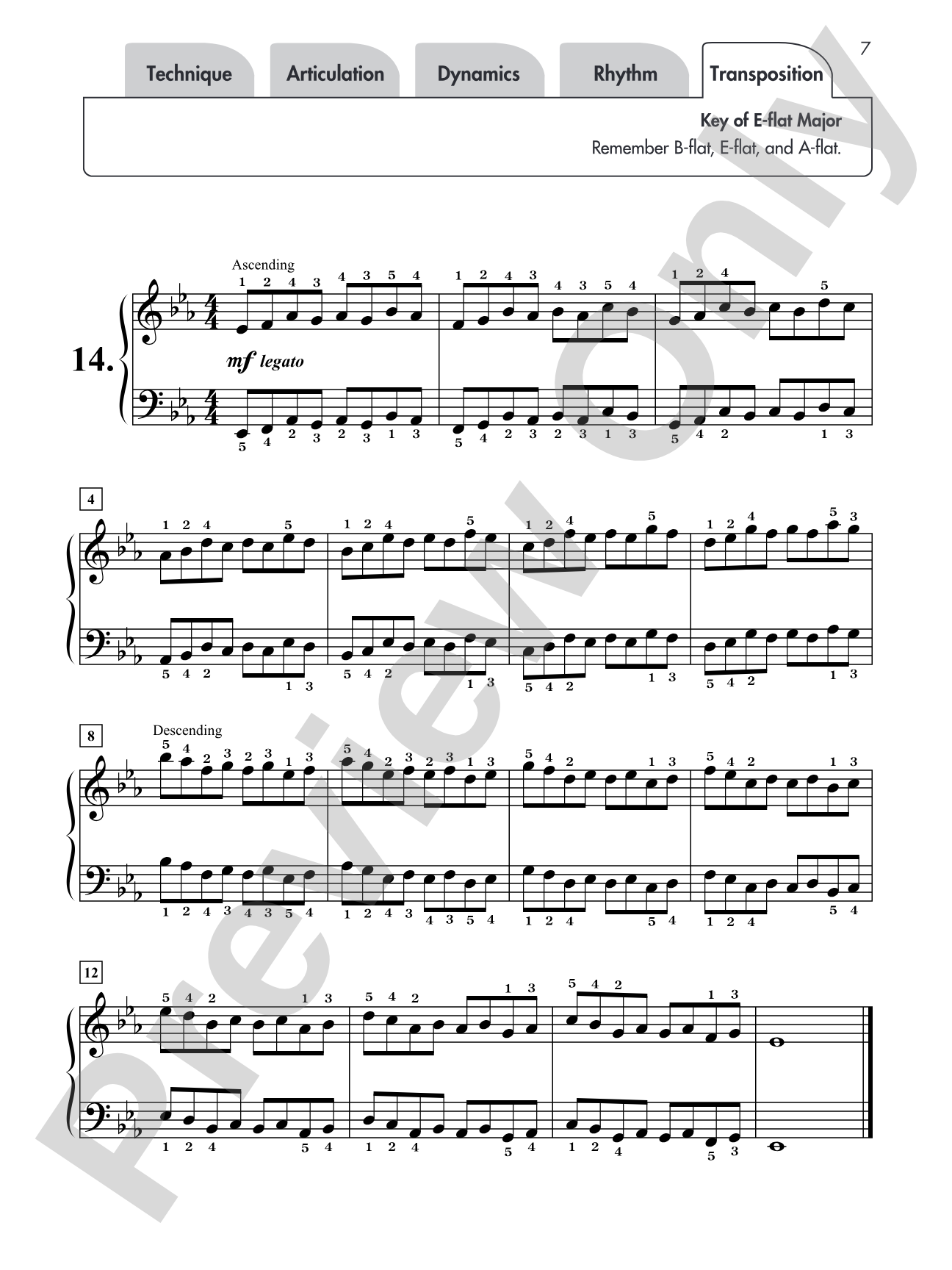 Hanon for Students, Book 3: 7 Varied Exercises from <i>The Virtuoso Pianist</i> for Intermediate Pianists: Piano