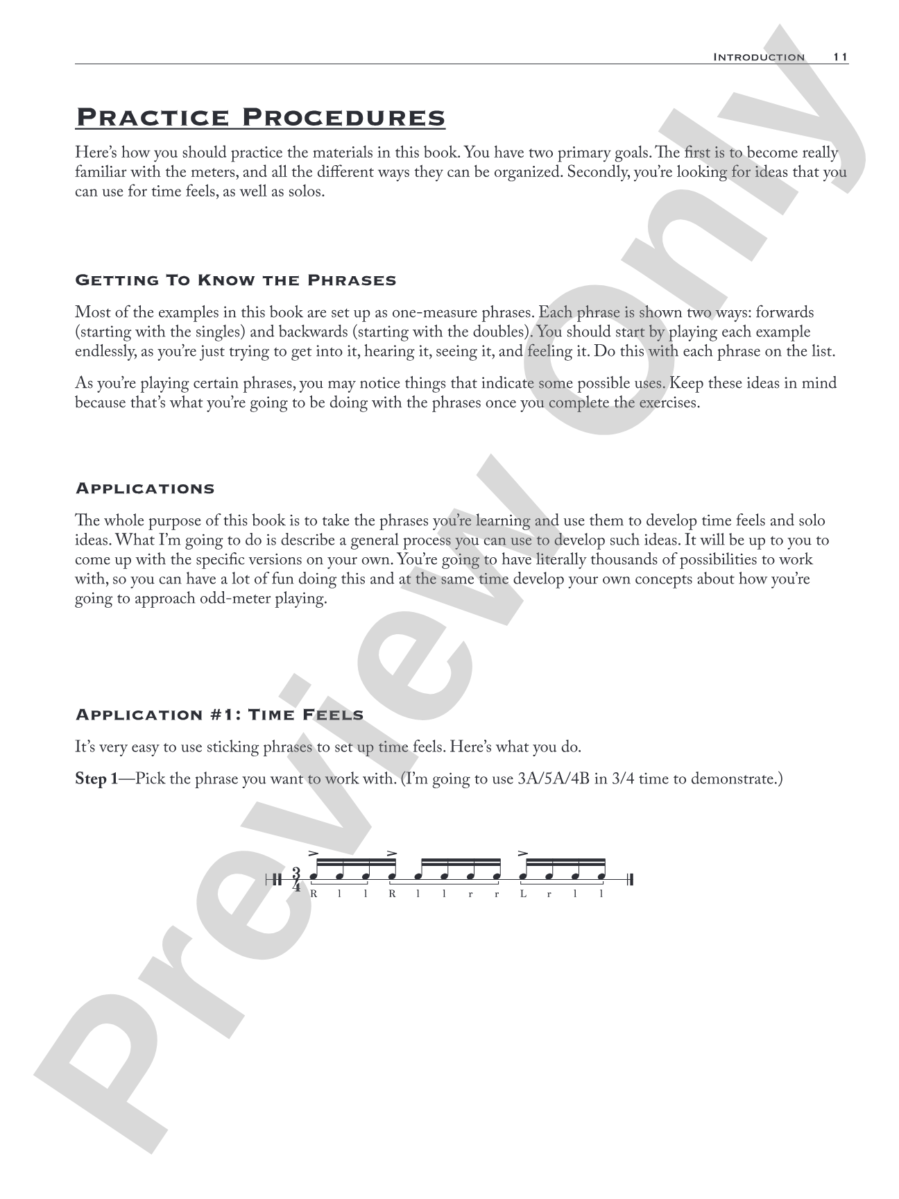 Odd Time Stickings: Contains: Compound Stickings for Odd-Meter Time Playing and Soloing