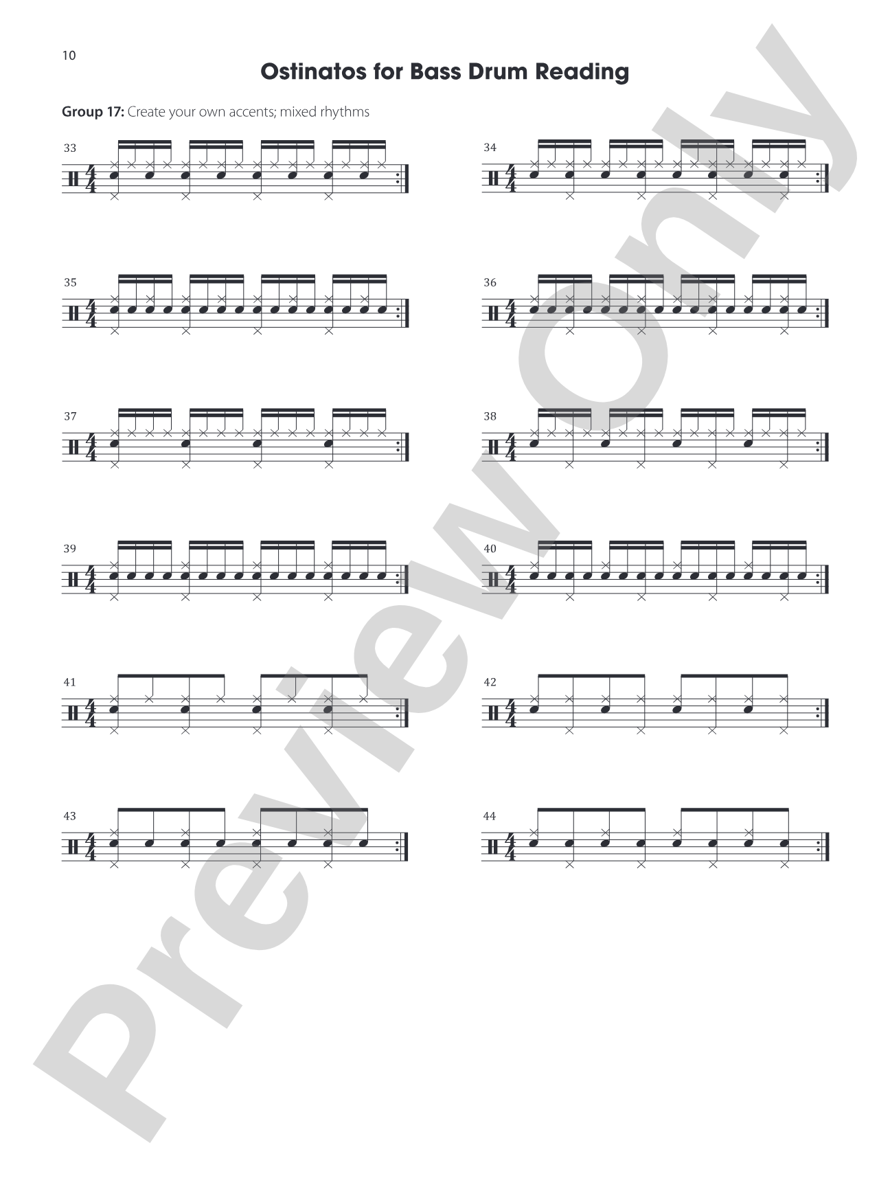 Drumset Supersets