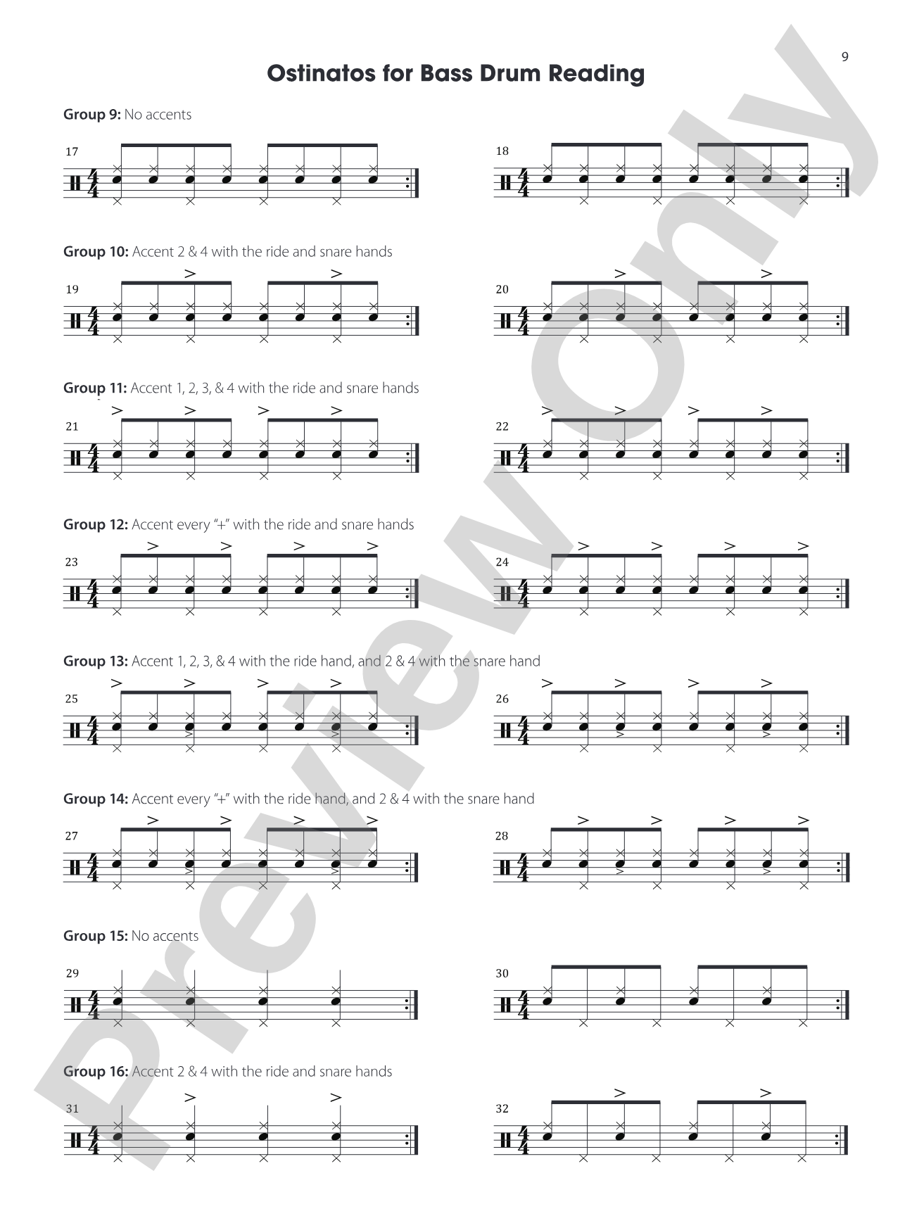 Drumset Supersets