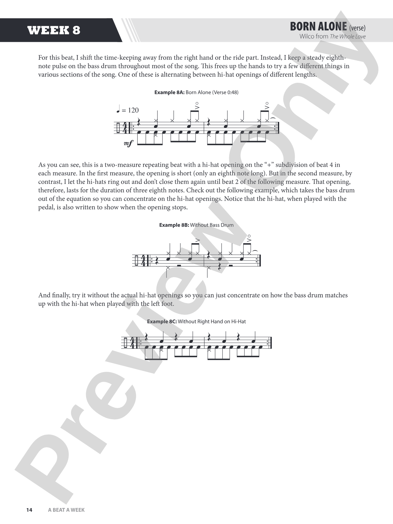A Beat a Week: A Total Percussion Approach to Playing the Drumset