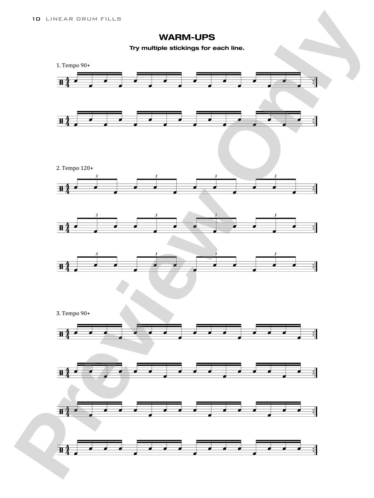 Linear Drum Fills: A Method for Developing Musical Linear-Style Drum Fills