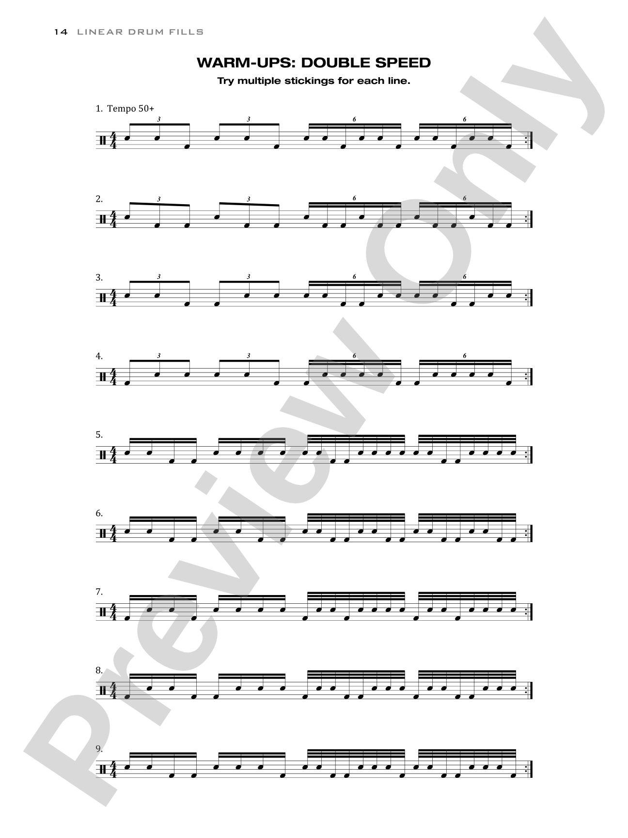 Linear Drum Fills: A Method for Developing Musical Linear-Style Drum Fills
