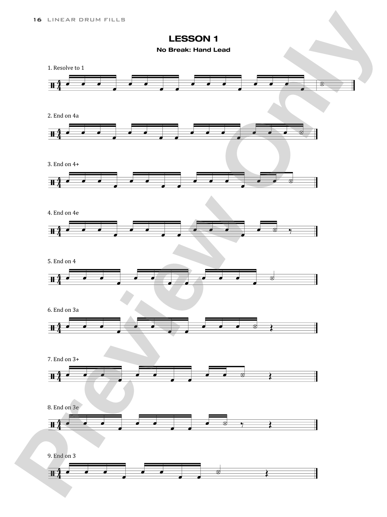 Linear Drum Fills: A Method for Developing Musical Linear-Style Drum Fills