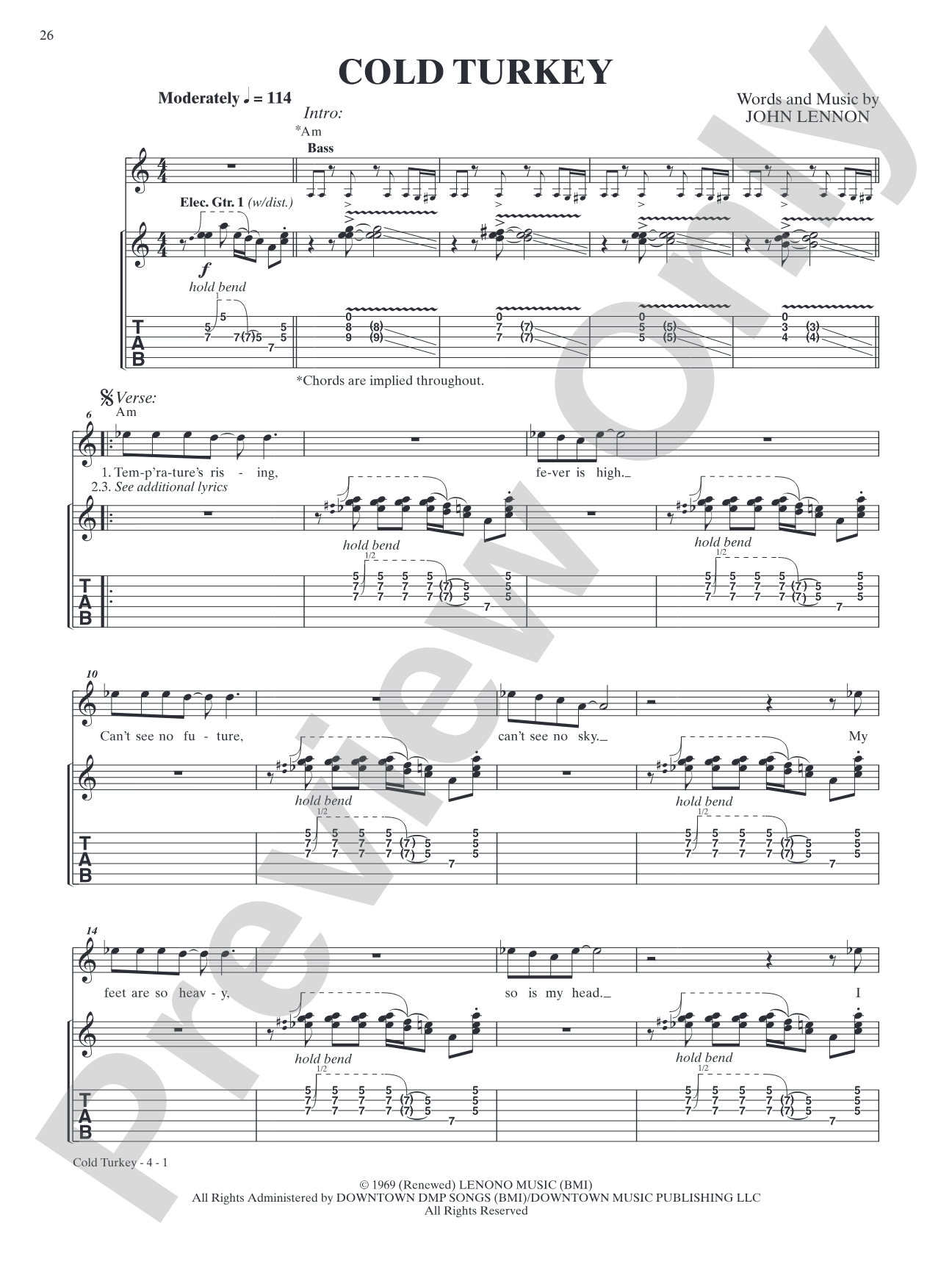 The New Guitar TAB Big Book: British Rock: 52 Favorites from the U.K.: Interm./Easy Guitar TAB