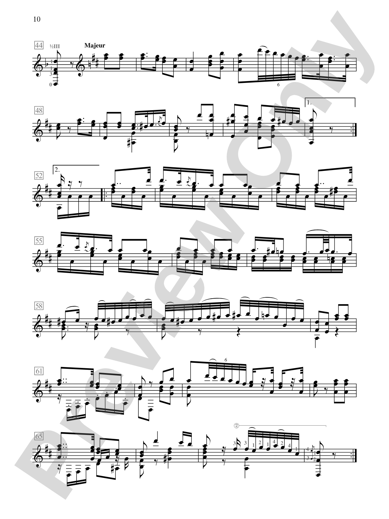 Sor: Selected Works for Guitar: Solo Guitar