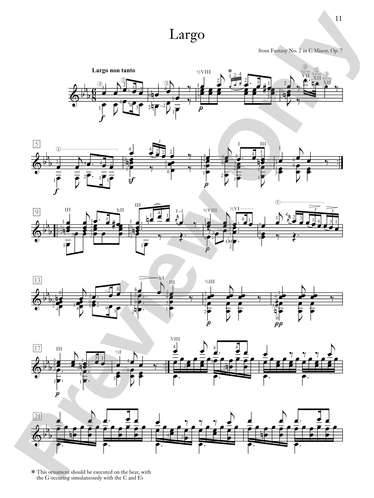 Sor: Selected Works for Guitar: Solo Guitar