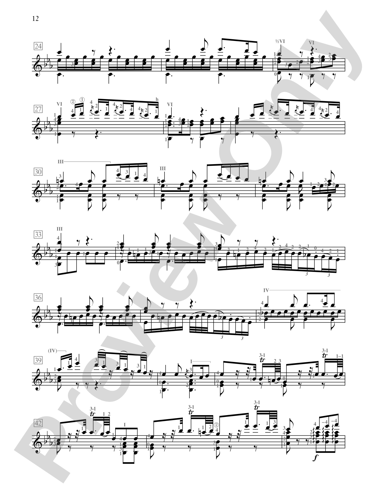 Sor: Selected Works for Guitar: Solo Guitar