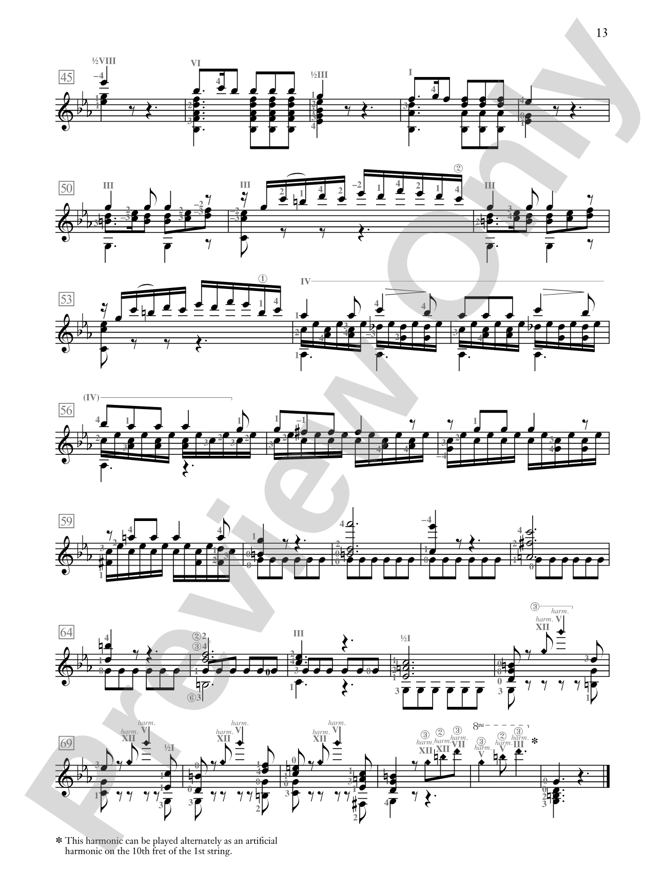 Sor: Selected Works for Guitar: Solo Guitar