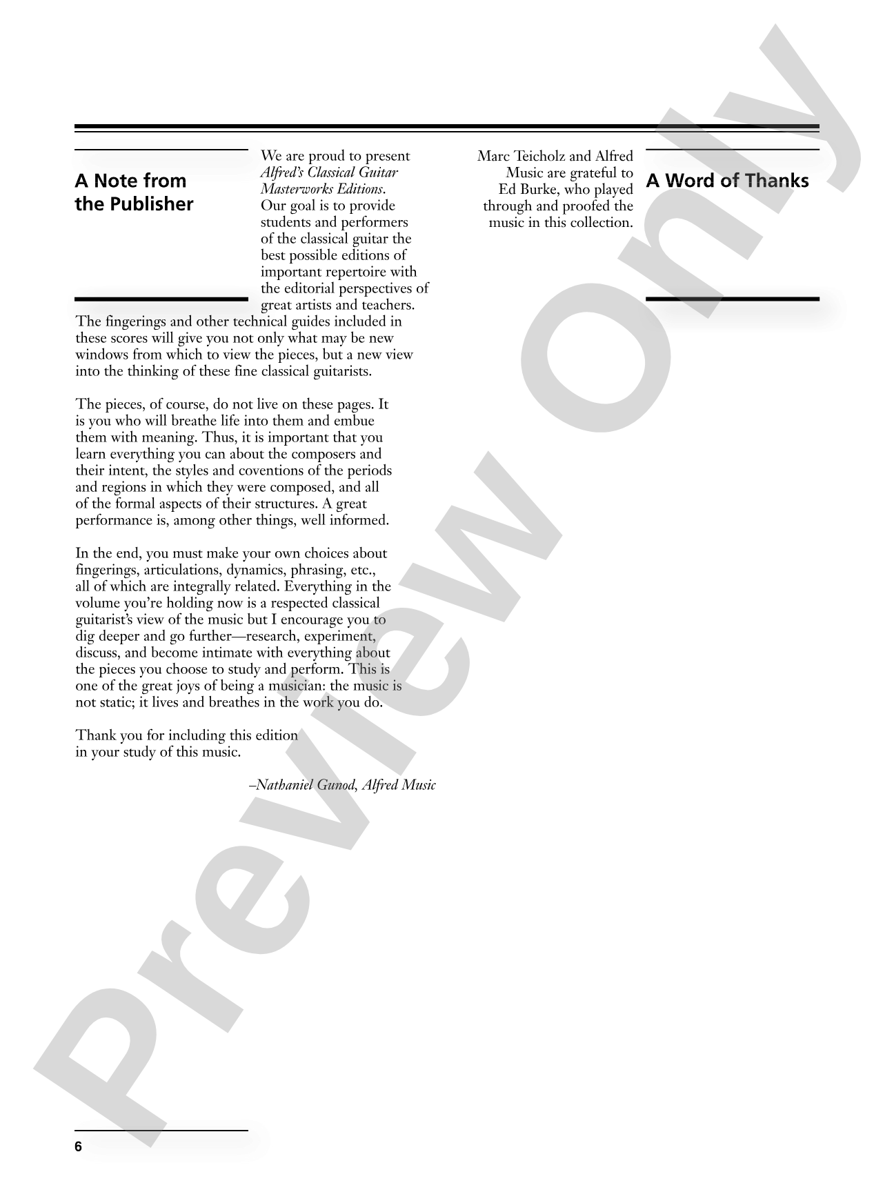 Sor: Selected Works for Guitar: Solo Guitar