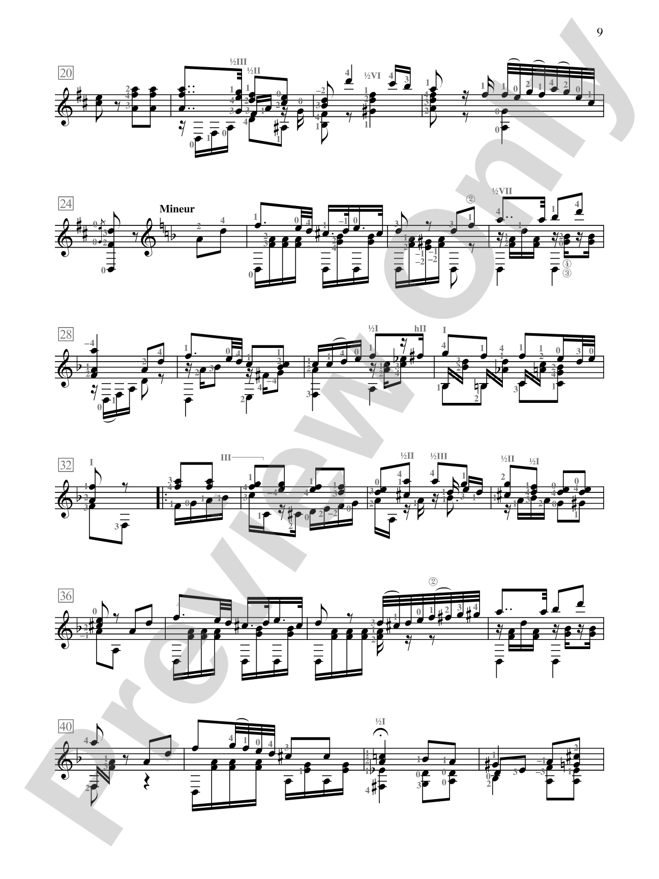 Sor: Selected Works for Guitar: Solo Guitar