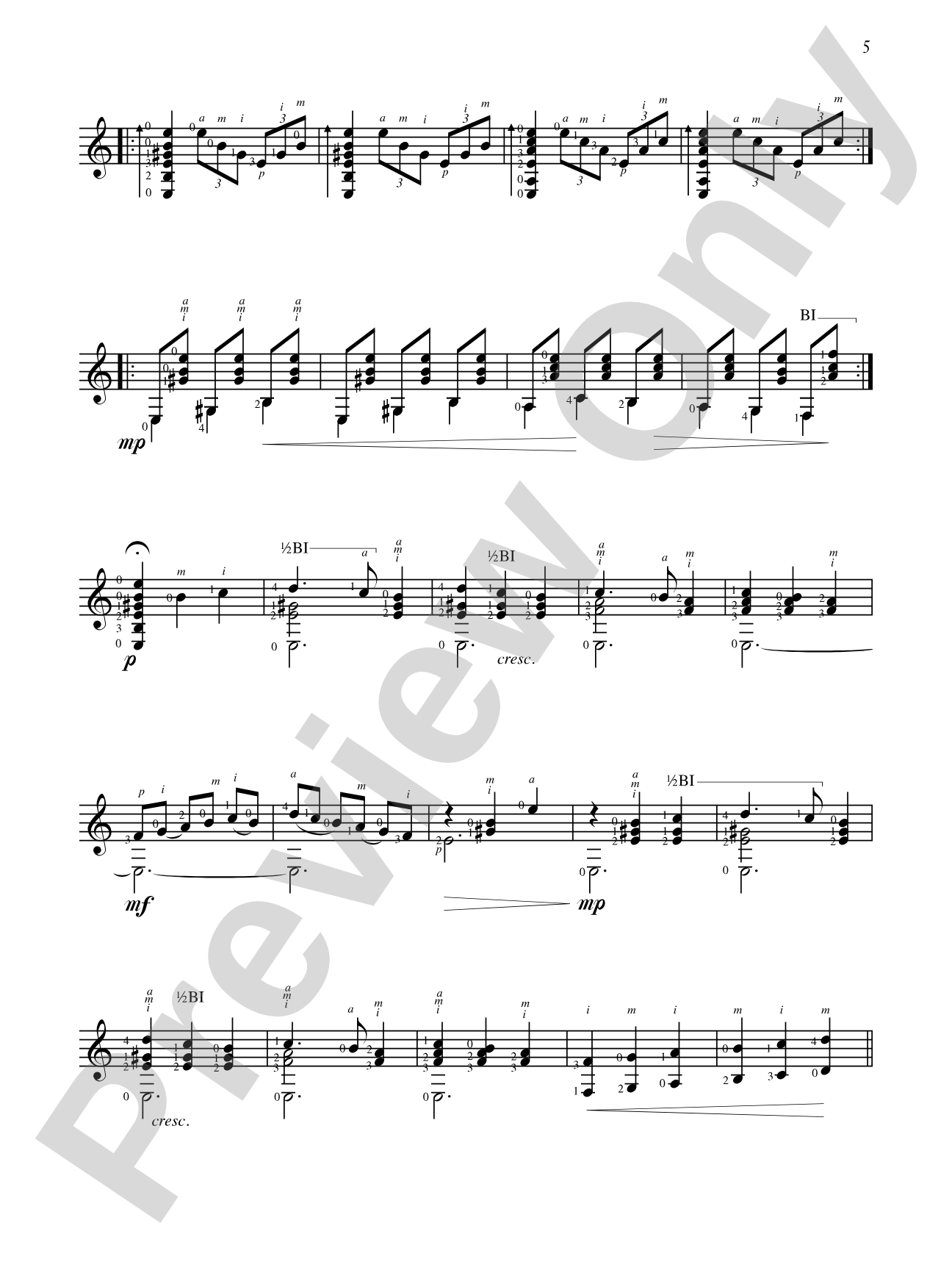 Spanish: Selected Favorites for Guitar: Light Classics Arrangements for Guitar: Solo Guitar