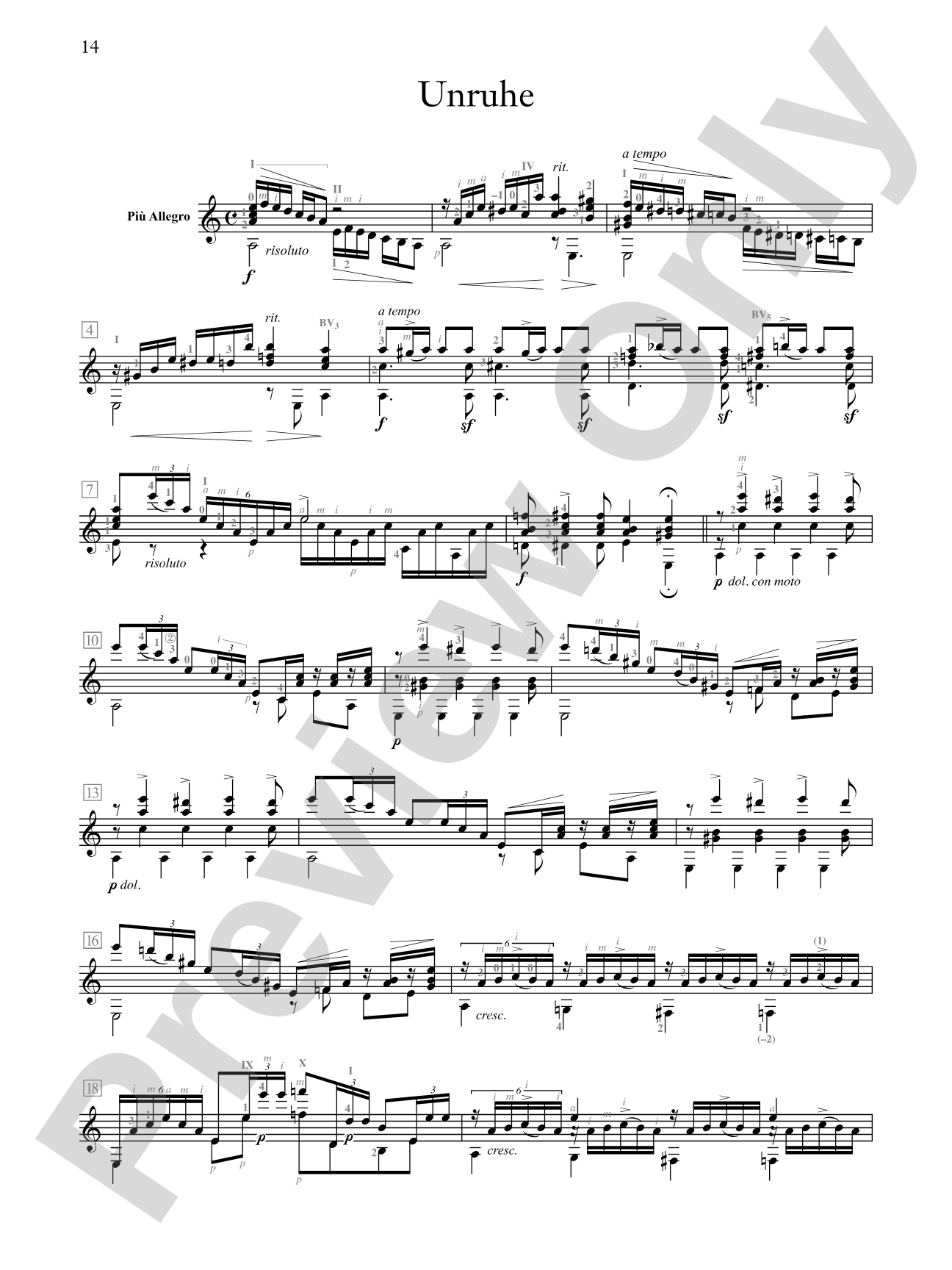Mertz, Volume 1: Character Pieces: Solo Guitar