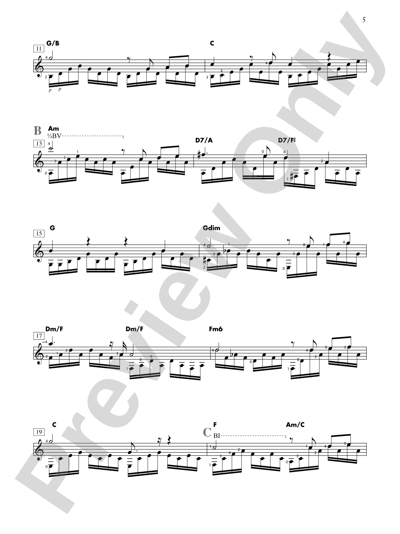 Wedding Music: Selected Favorites Transcribed for Guitar: Light Classics Arrangements for Guitar: Solo Guitar
