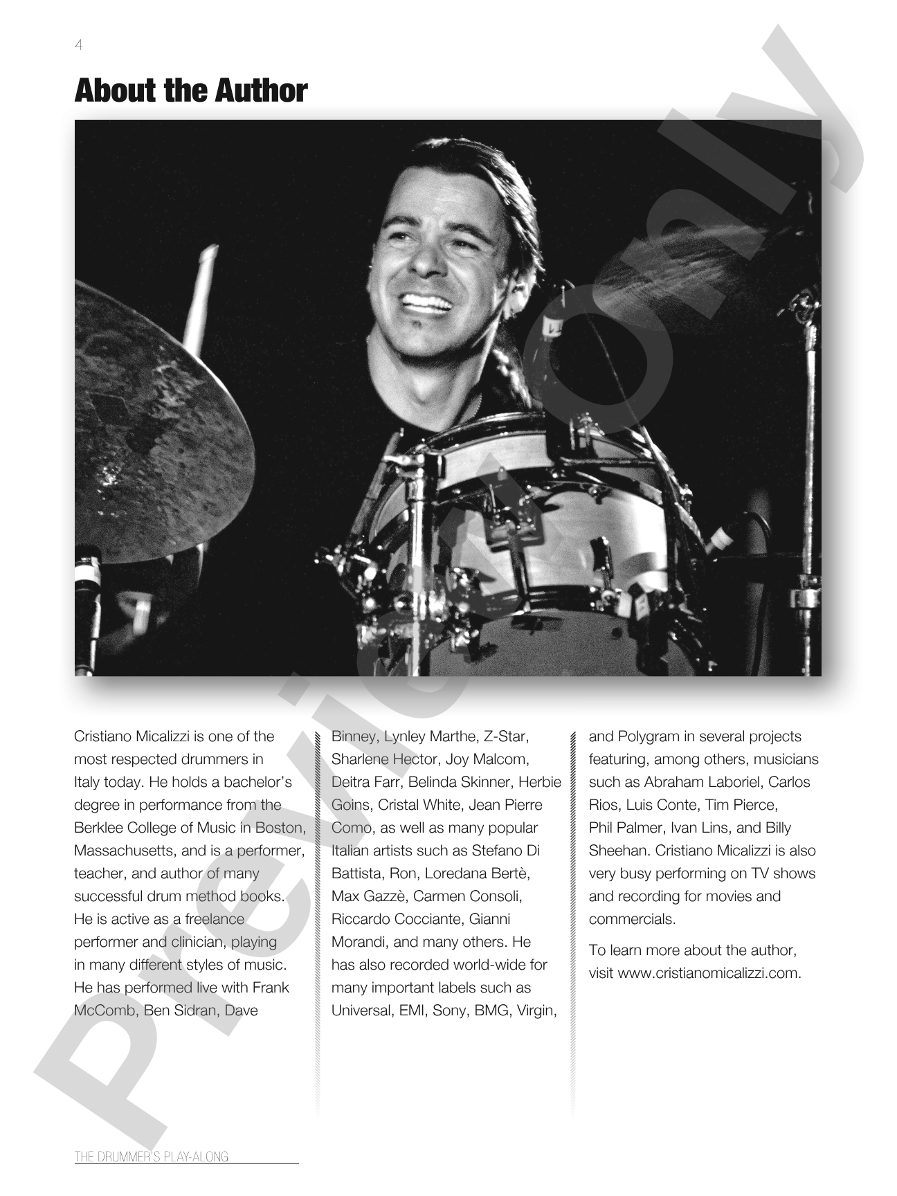 The Drummer's Play-Along: 40 Songs in a Variety of Styles: Afro-Cuban, Rock, Jazz, Brazilian, Reggae, and More