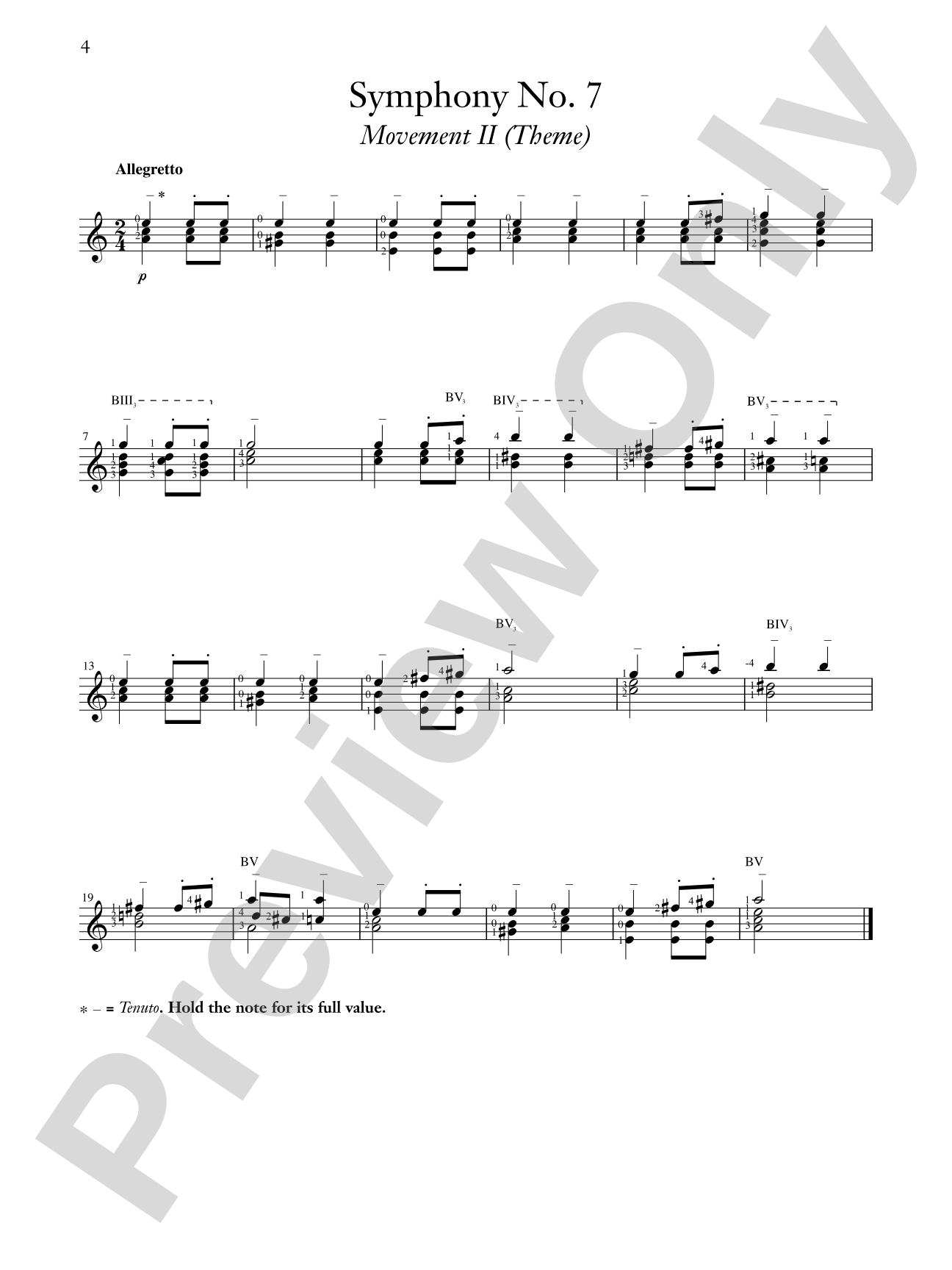 Beethoven: Selected Works Transcribed for Guitar: Light Classics Arrangements for Guitar: Solo Guitar