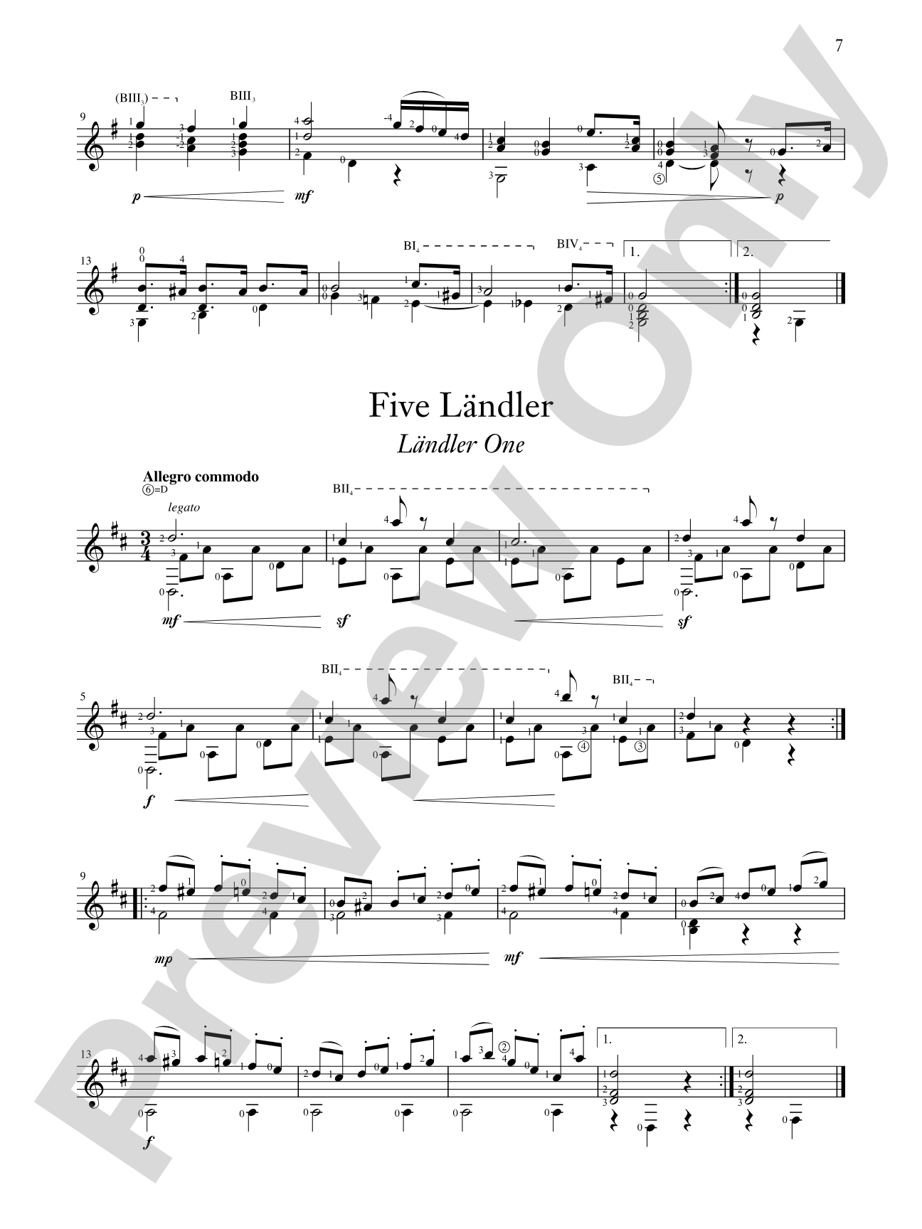 Beethoven: Selected Works Transcribed for Guitar: Light Classics Arrangements for Guitar: Solo Guitar
