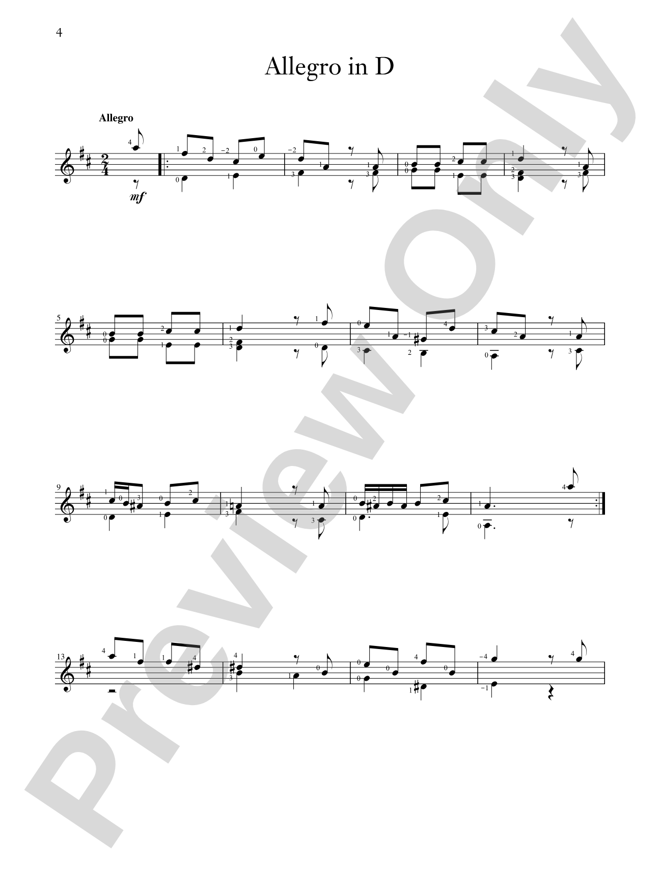 Mozart: Selected Works Transcribed for Guitar: Light Classics Arrangements for Guitar: Solo Guitar