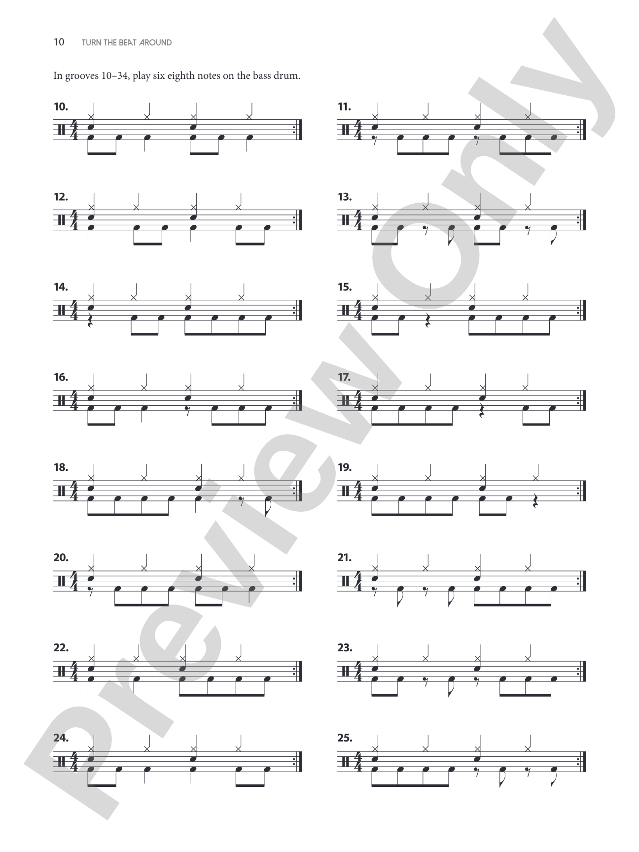 Turn the Beat Around: A Drummer's Guide to Playing "Backbeats" on 1 & 3