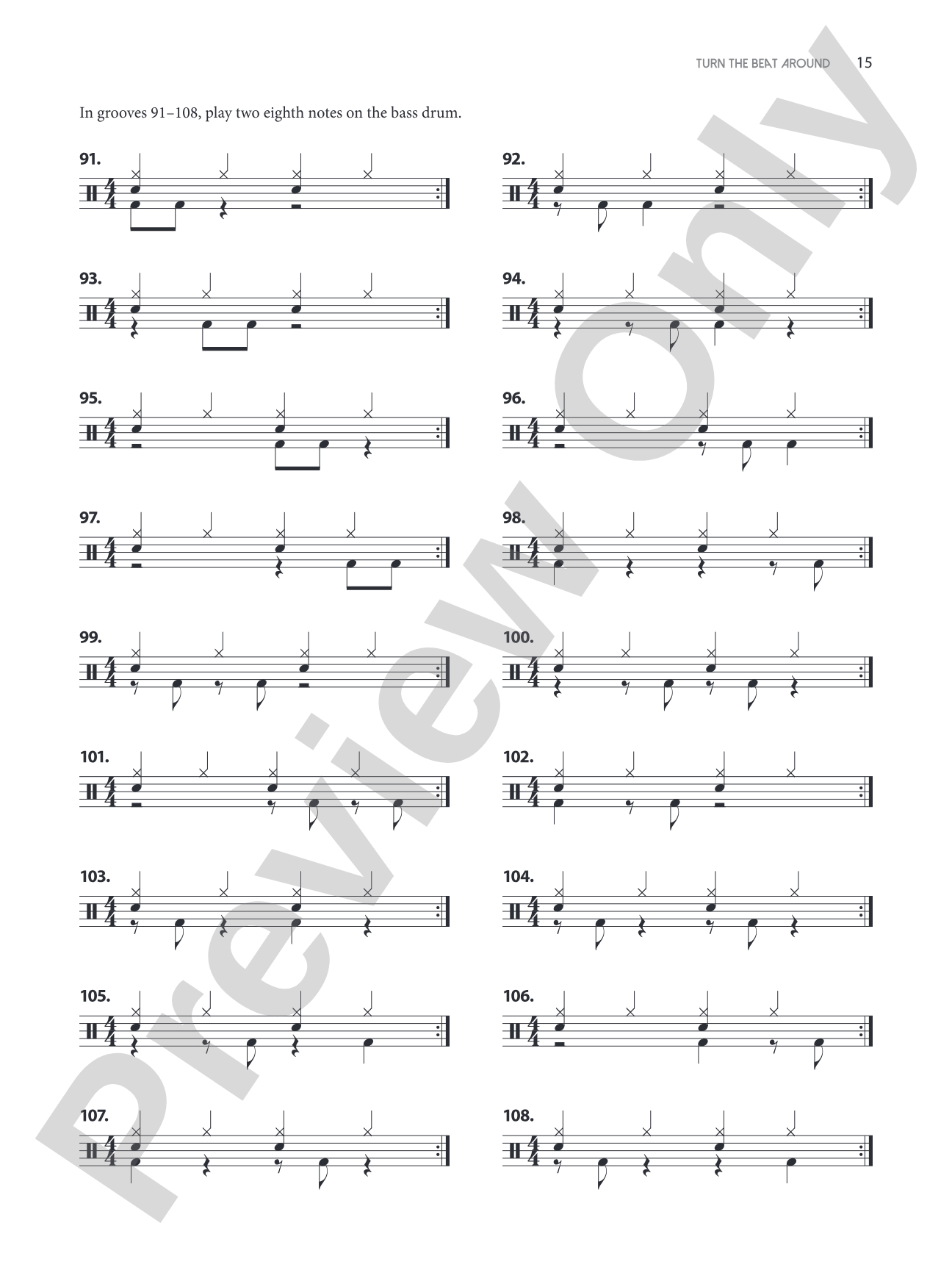 Turn the Beat Around: A Drummer's Guide to Playing "Backbeats" on 1 & 3
