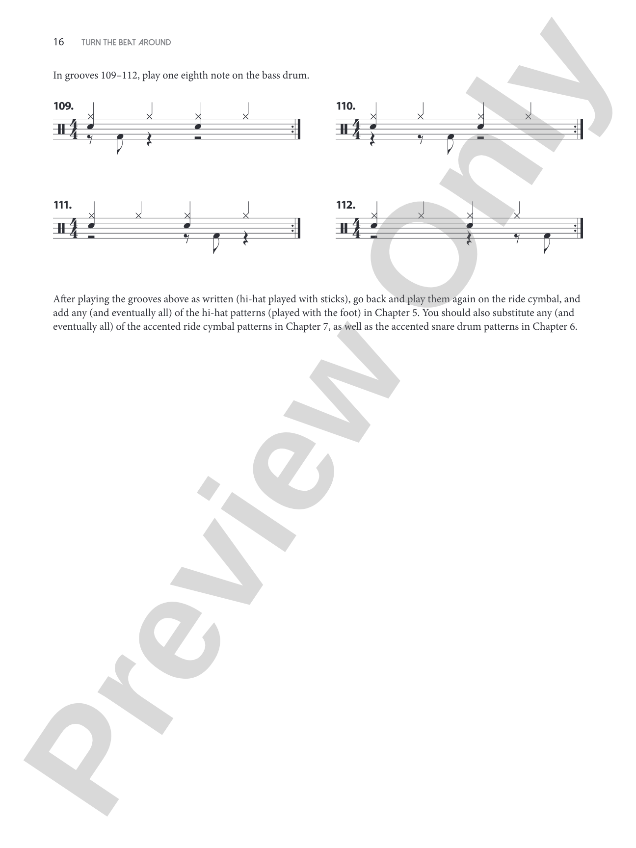 Turn the Beat Around: A Drummer's Guide to Playing "Backbeats" on 1 & 3