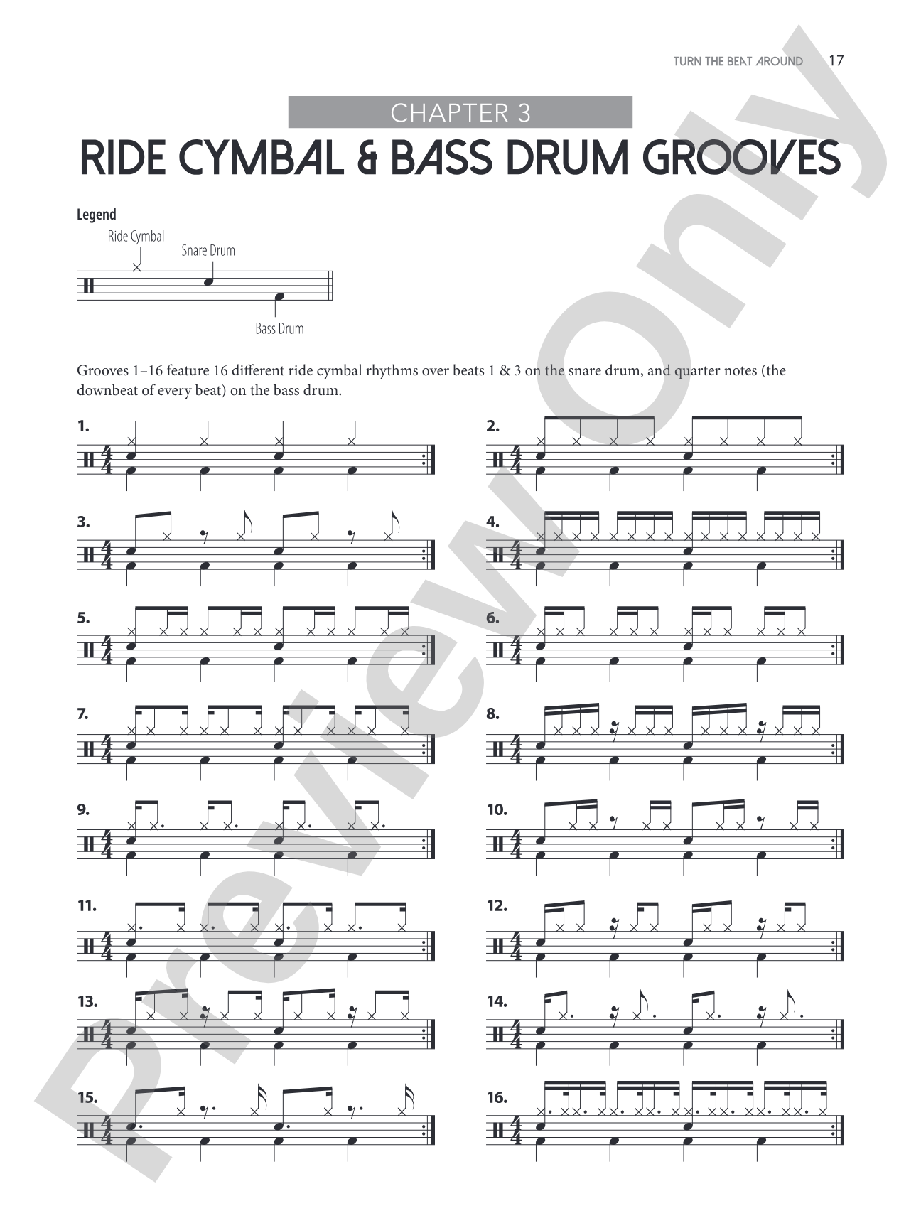 Turn the Beat Around: A Drummer's Guide to Playing "Backbeats" on 1 & 3