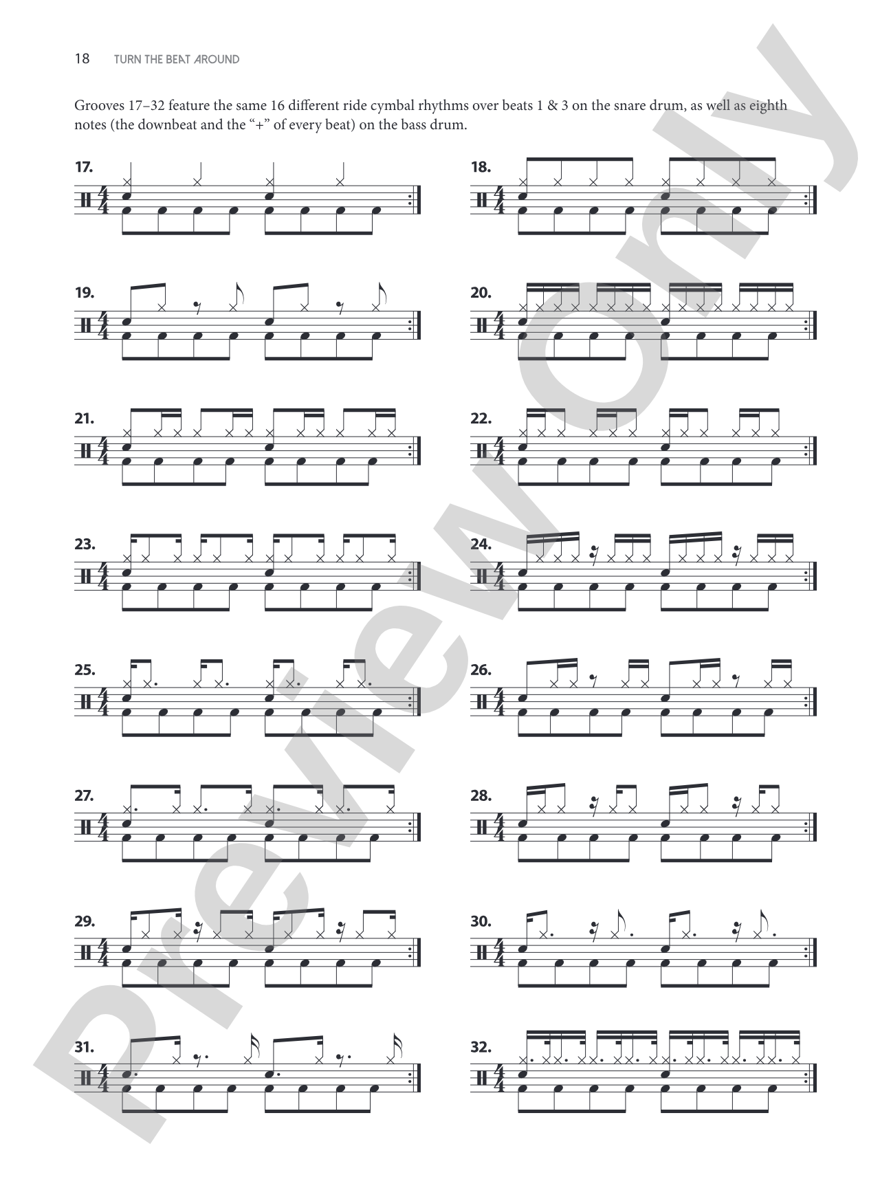 Turn the Beat Around: A Drummer's Guide to Playing "Backbeats" on 1 & 3