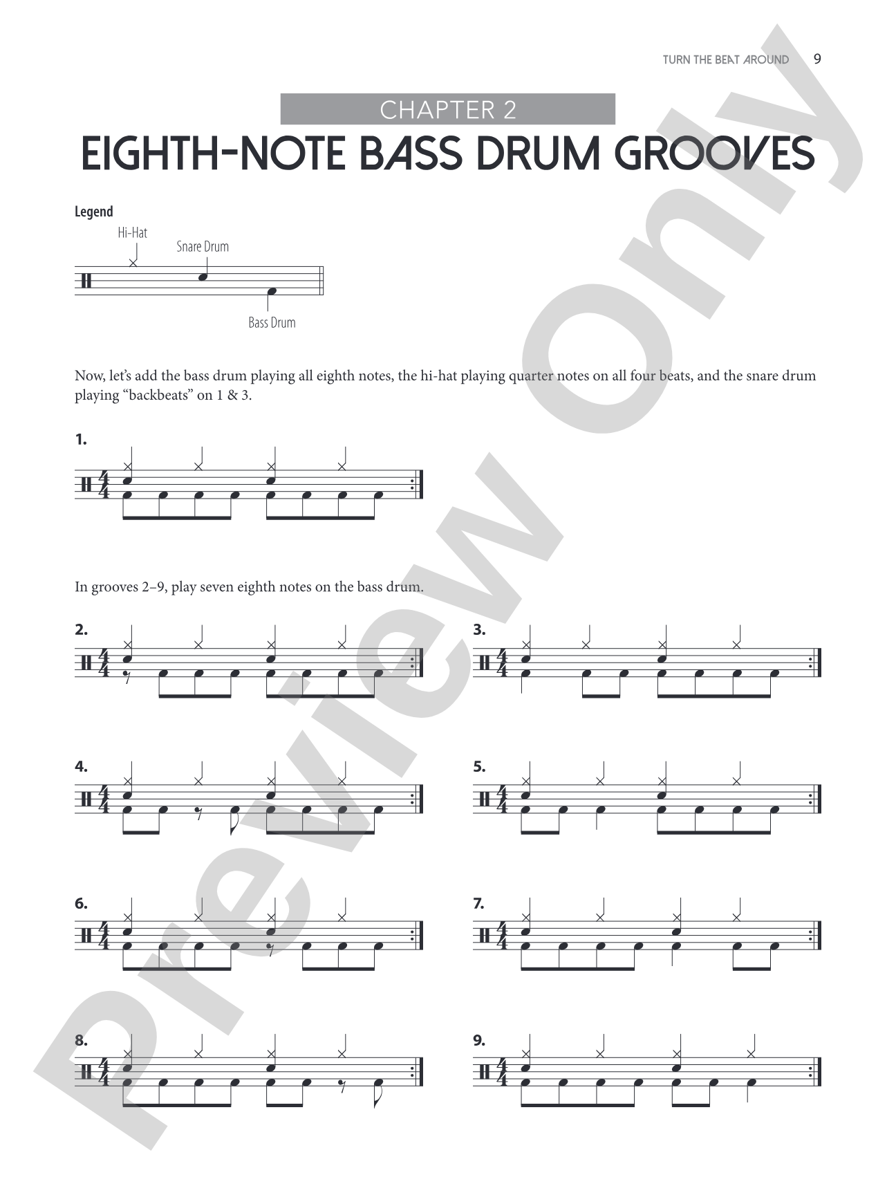 Turn the Beat Around: A Drummer's Guide to Playing "Backbeats" on 1 & 3