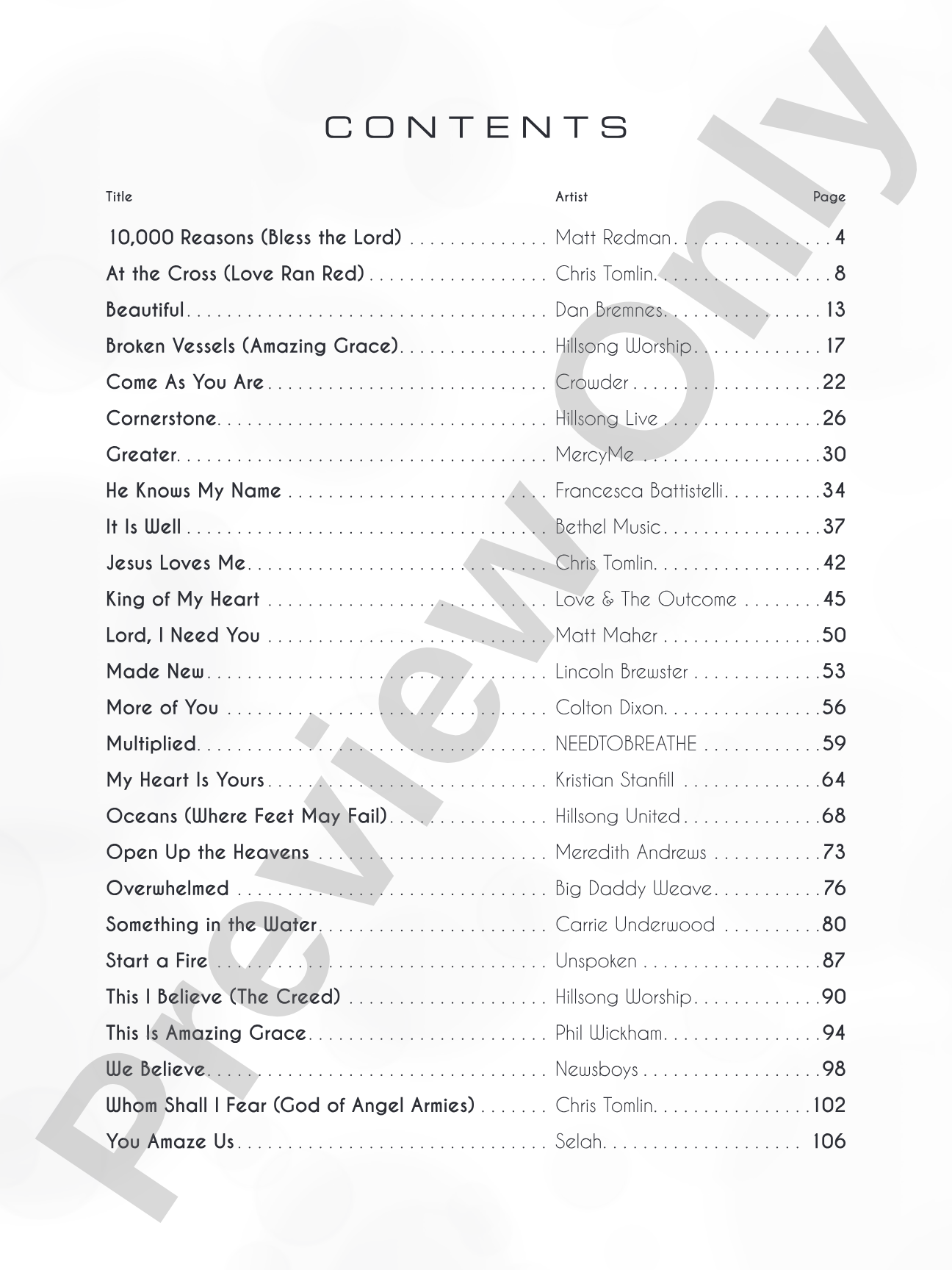 2015 Modern Christian Hits: The Acoustic Covers: Solo Guitar