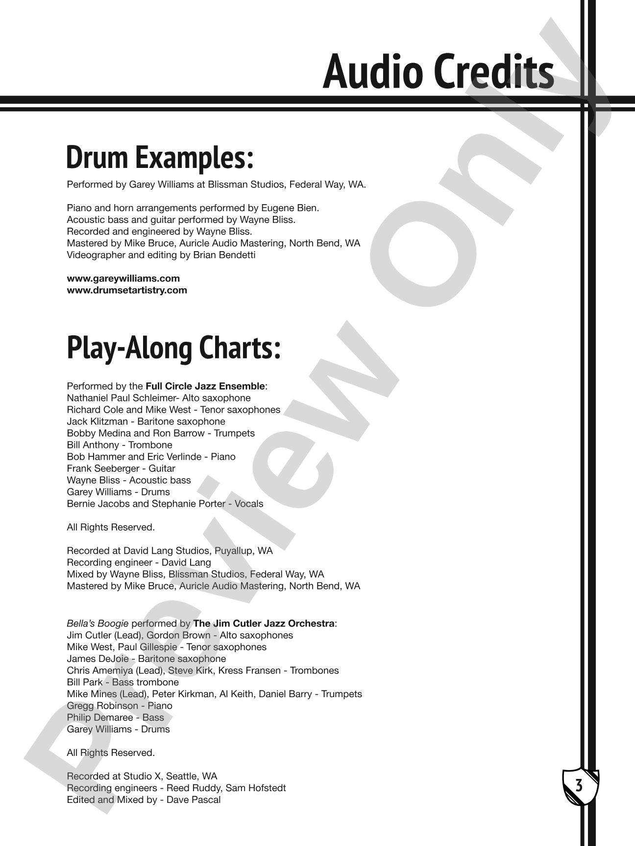 Drummer's Guide to Big Band